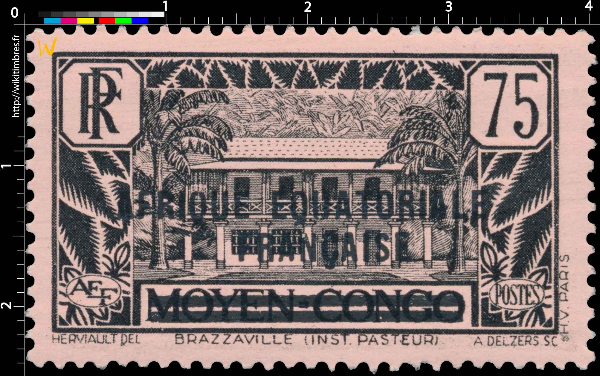 Brazzaville Inst. Pasteur moyen Congo Afrique Équatoriale Française