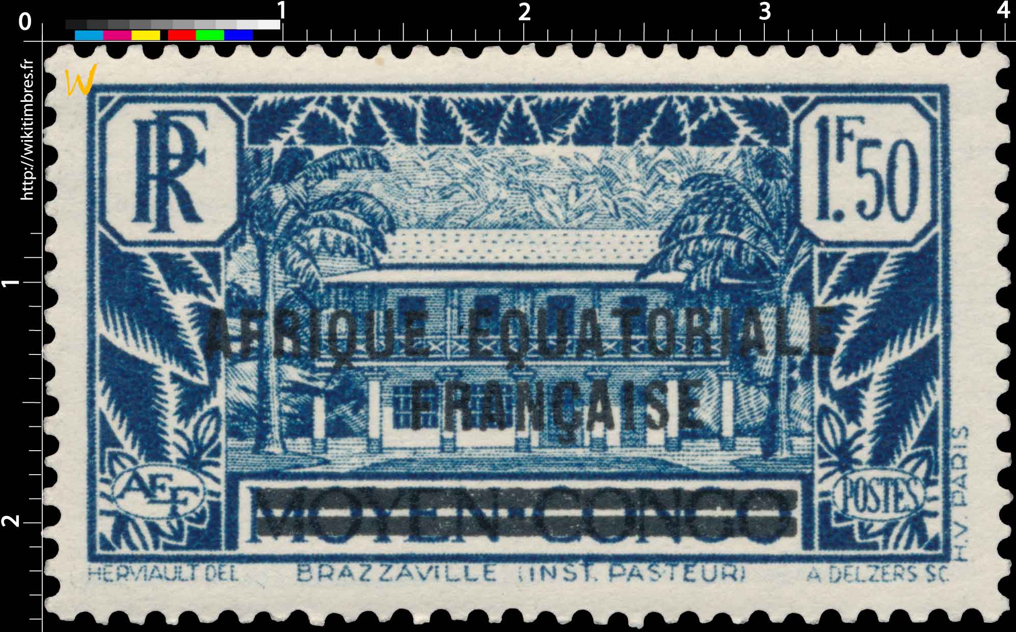 Brazzaville Inst. Pasteur moyen Congo Afrique Équatoriale Française