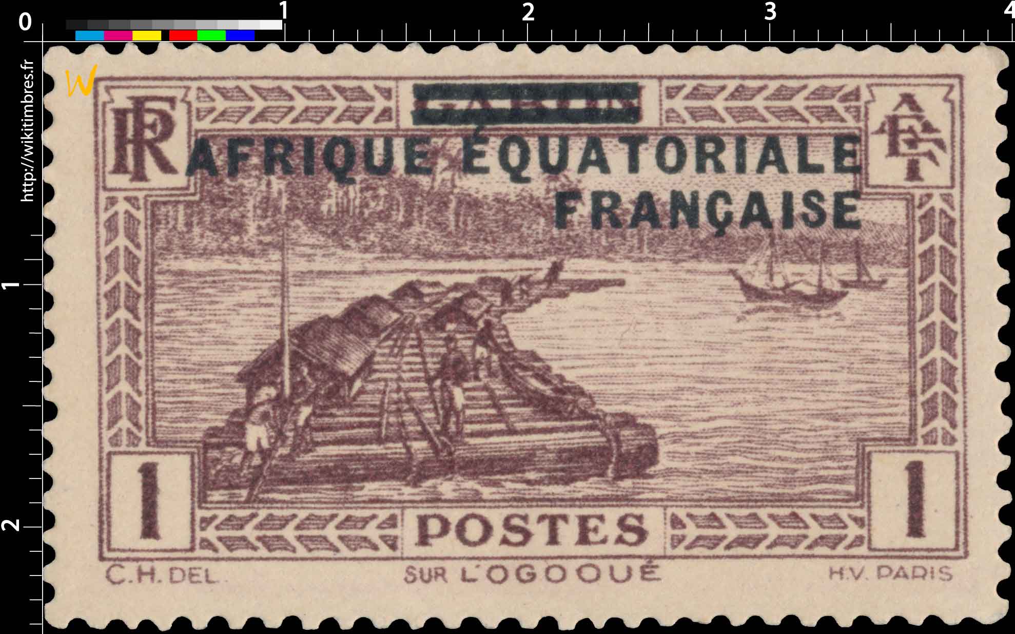 Gabon Sur l' Ogooué Afrique Équatoriale Française