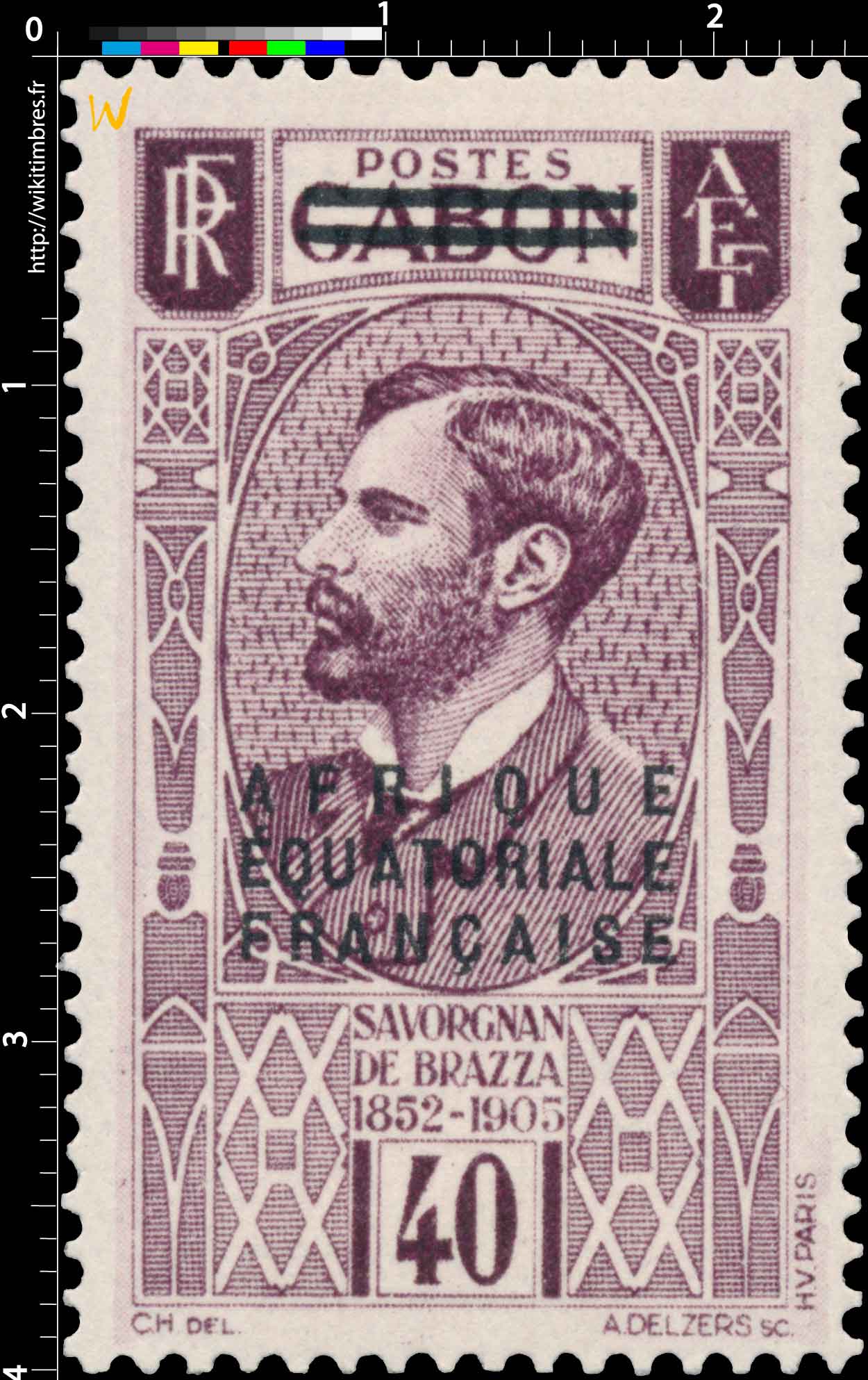 Gabon Savorgnan de Brazza 1852-1905 Afrique Équatoriale Française