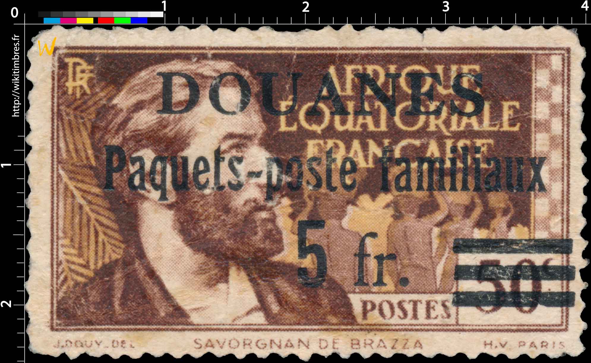 Afrique Equatoriale Française - Savorgnan de Brazza - DOUANES