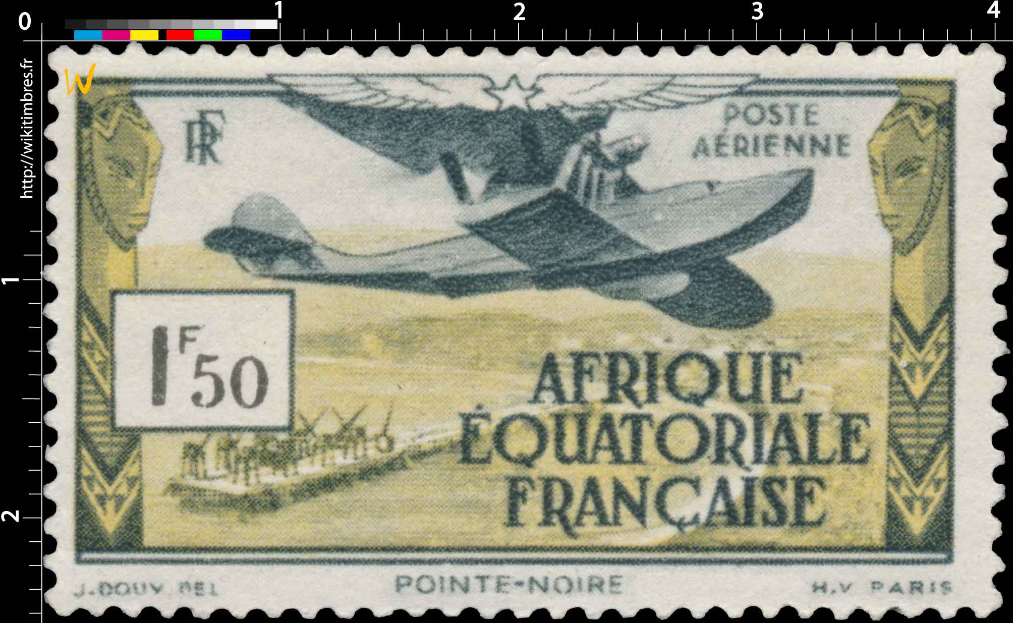Poste aérienne Pointe-Noire Afrique Équatoriale Française
