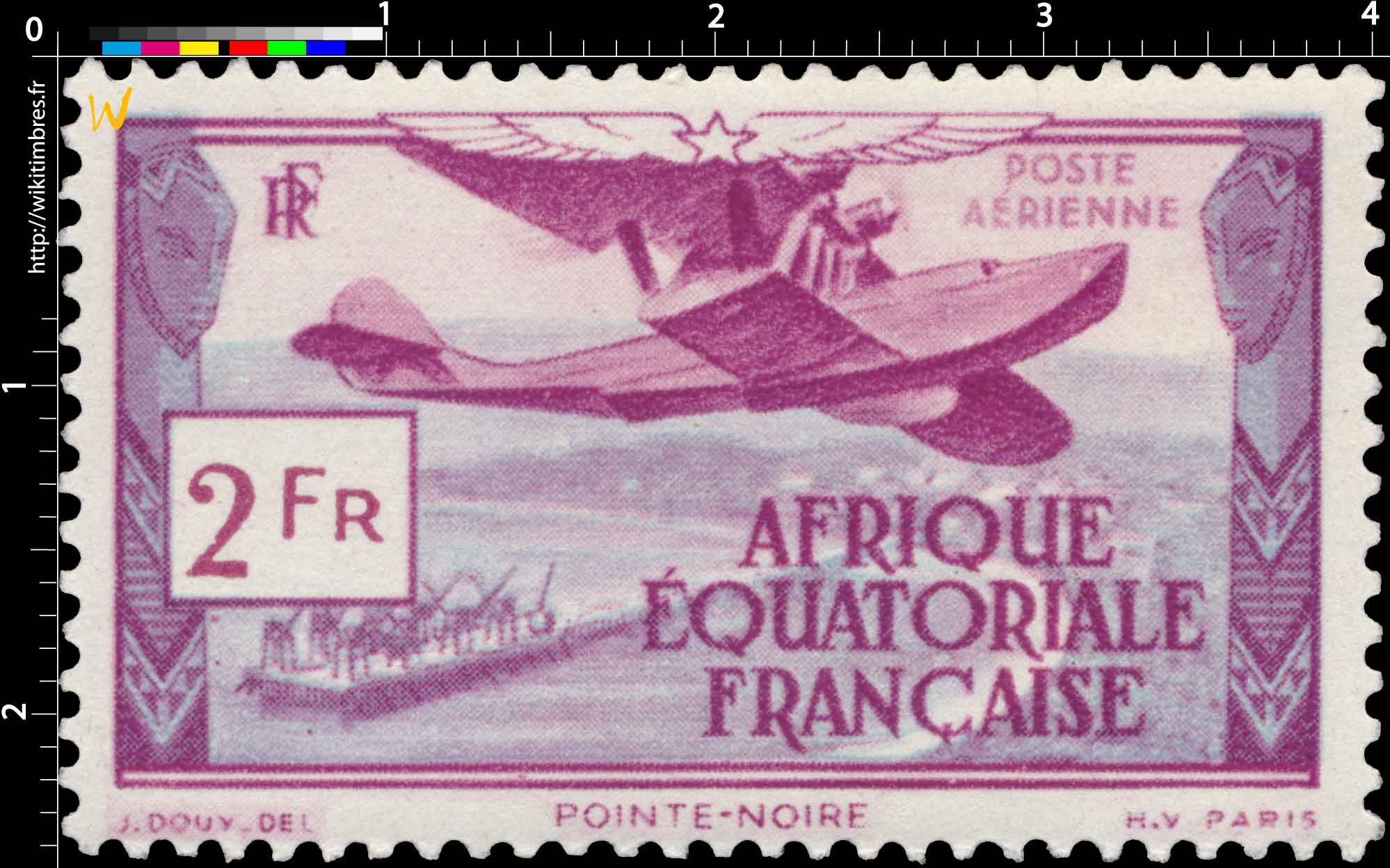 Poste aérienne Pointe-Noire Afrique Équatoriale Française