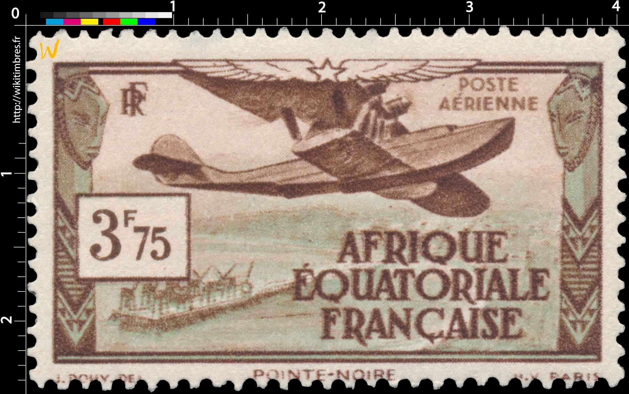 Poste aérienne Pointe-Noire Afrique Équatoriale Française