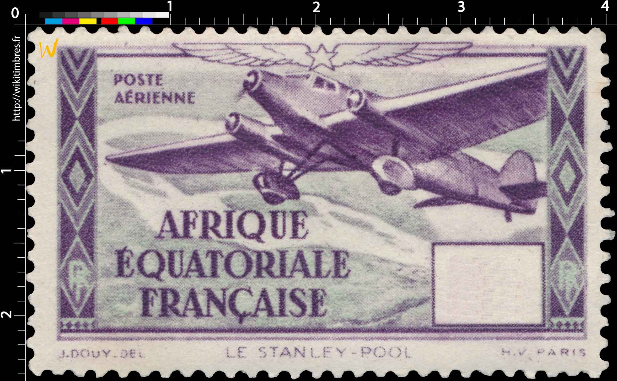 Poste aérienne Le Stanley-Pool Afrique Équatoriale Française