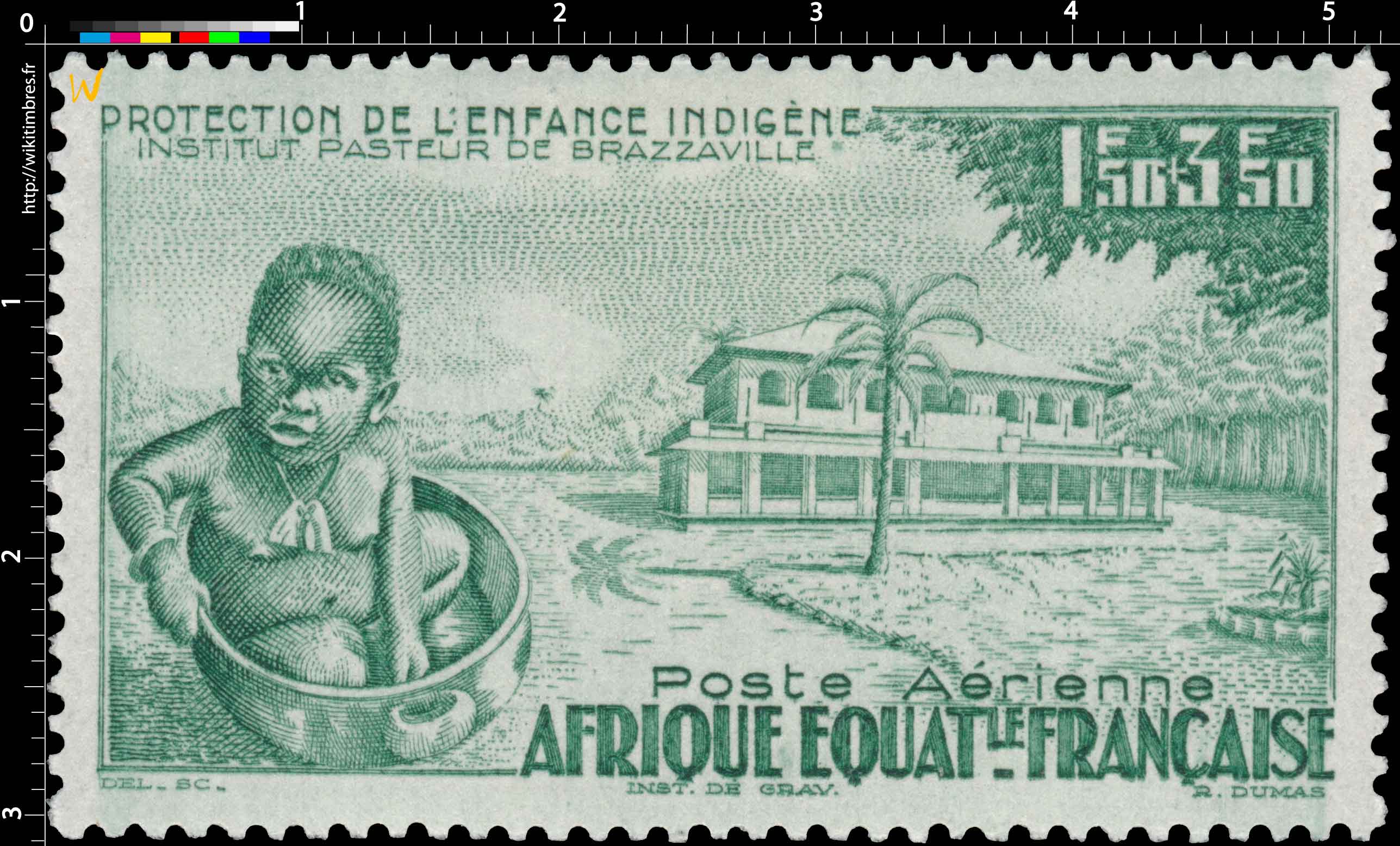 Protection de l'enfance indigène Institut pasteur de Brazzaville Afrique Équatoriale Française 