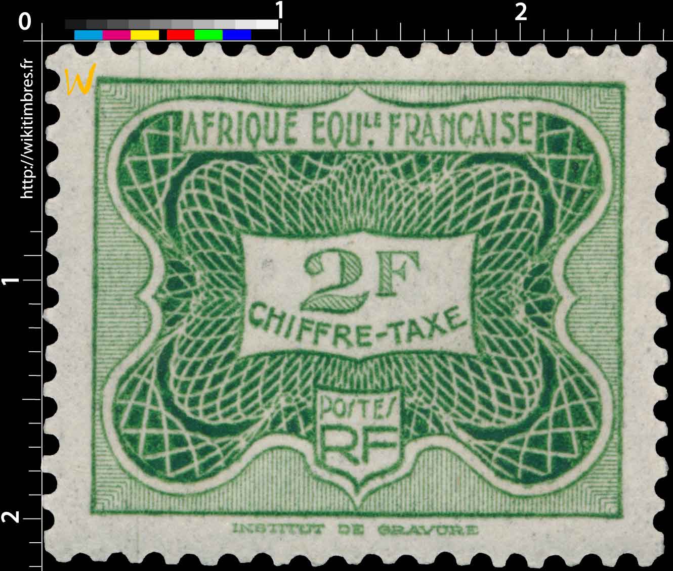 Chiffre taxe Afrique Équatoriale Française