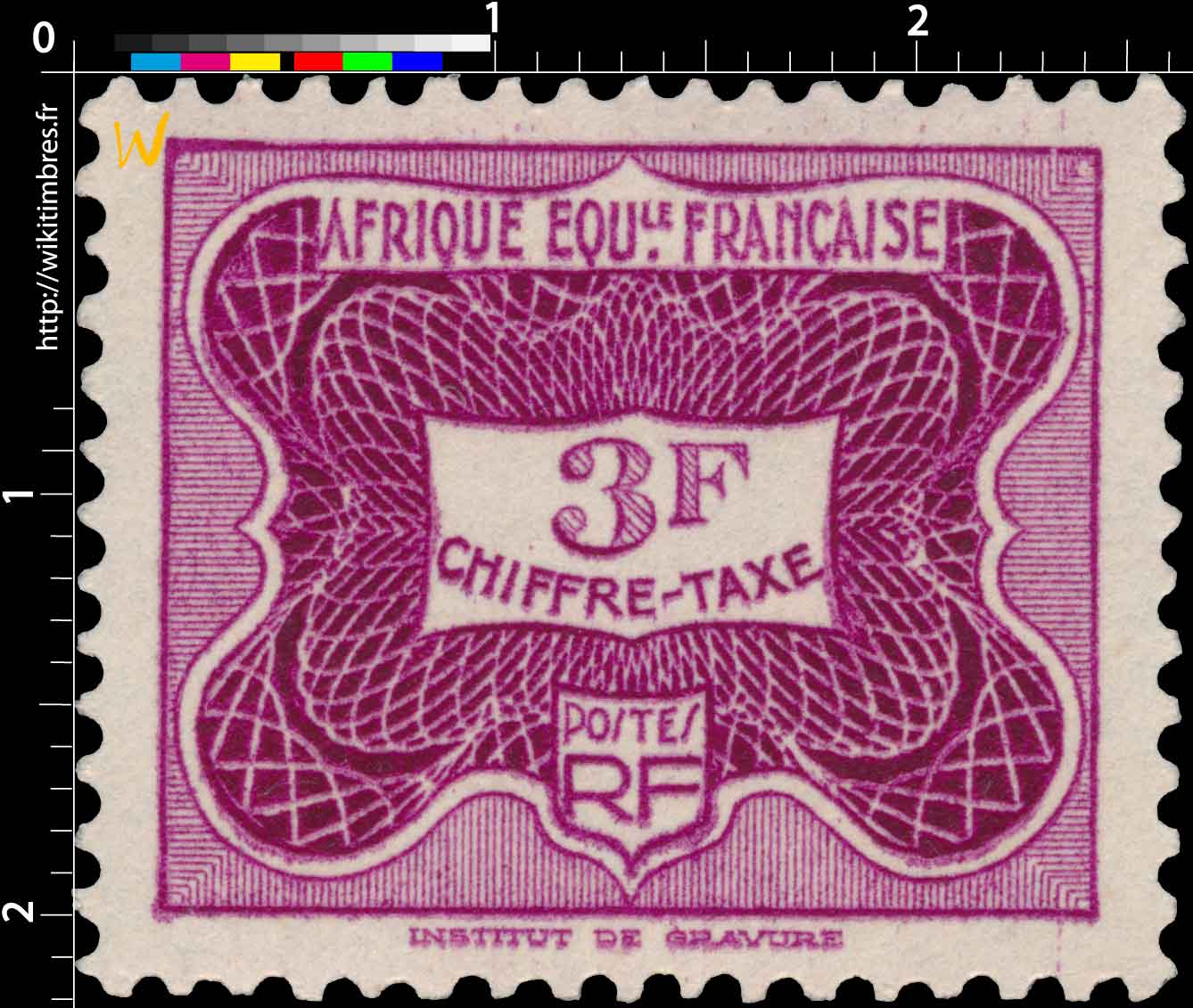 Chiffre taxe Afrique Équatoriale Française