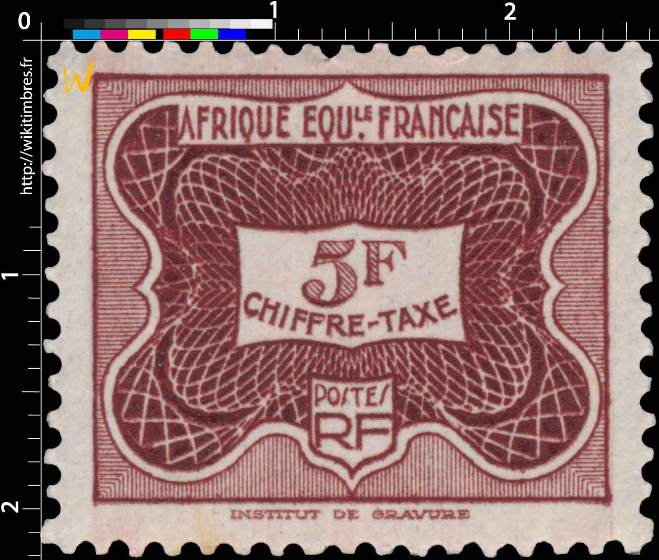 Chiffre taxe Afrique Équatoriale Française