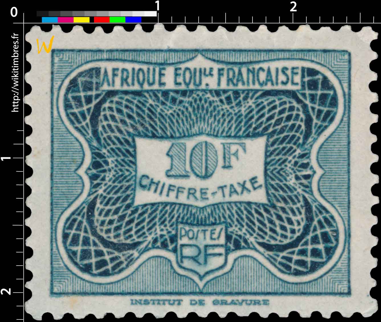 Chiffre taxe Afrique Équatoriale Française
