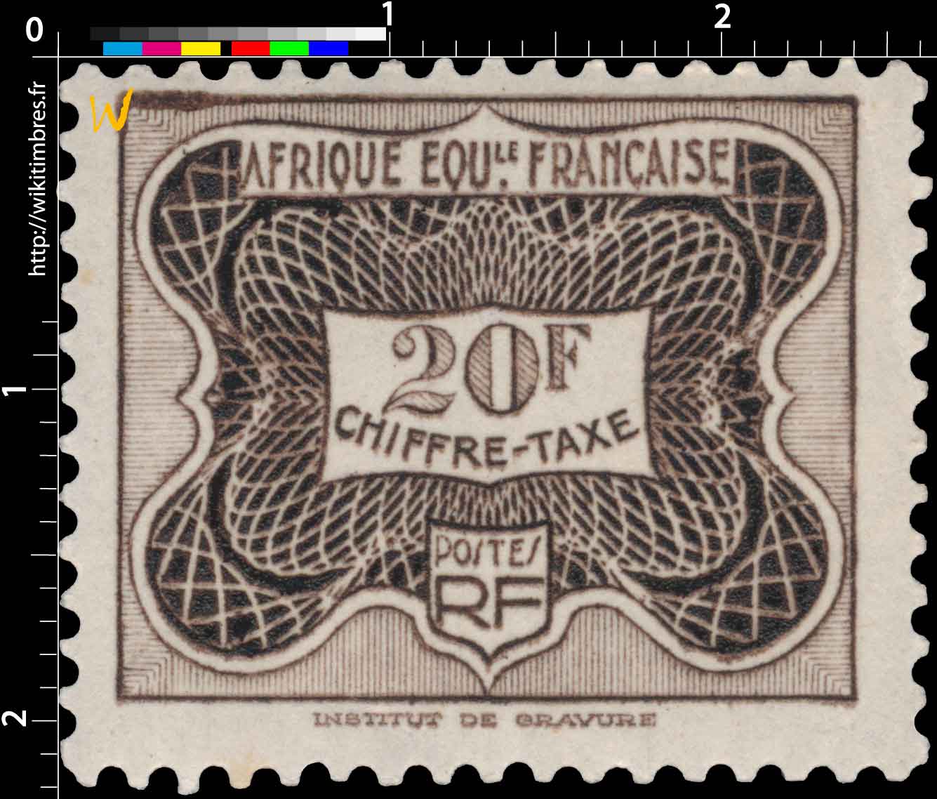 Chiffre taxe Afrique Équatoriale Française