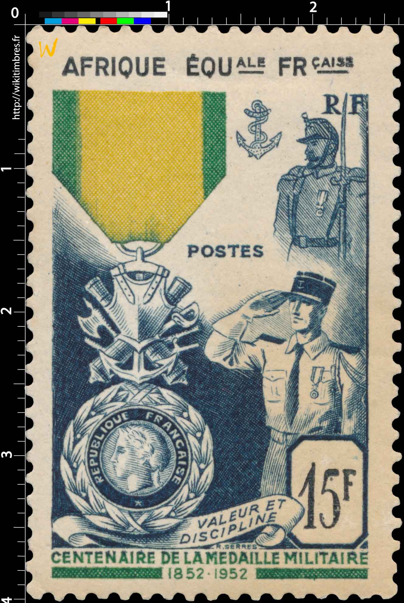 Centenaire de la médaille militaire française valeur et discipline