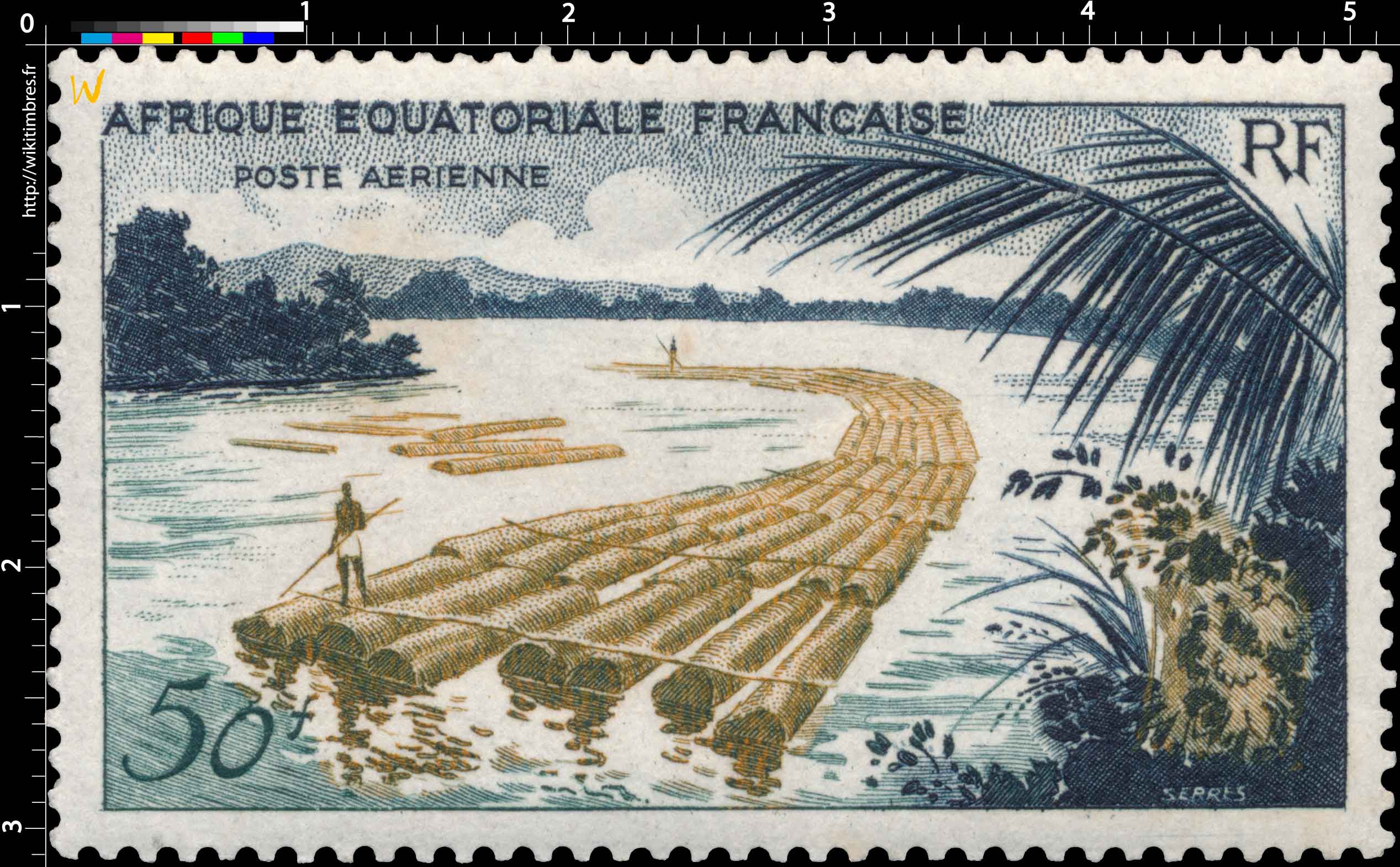 Afrique Équatoriale Française poste aérienne