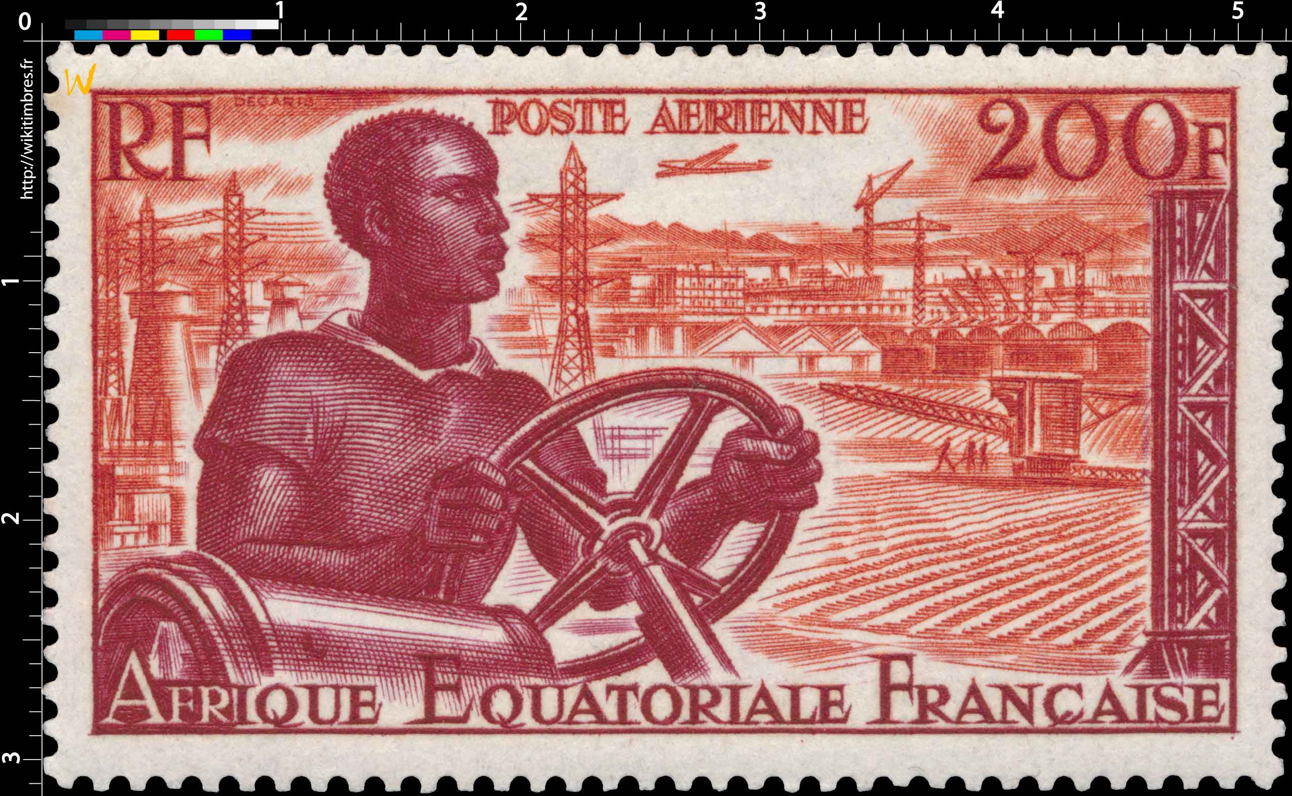 Afrique Équatoriale Française poste aérienne