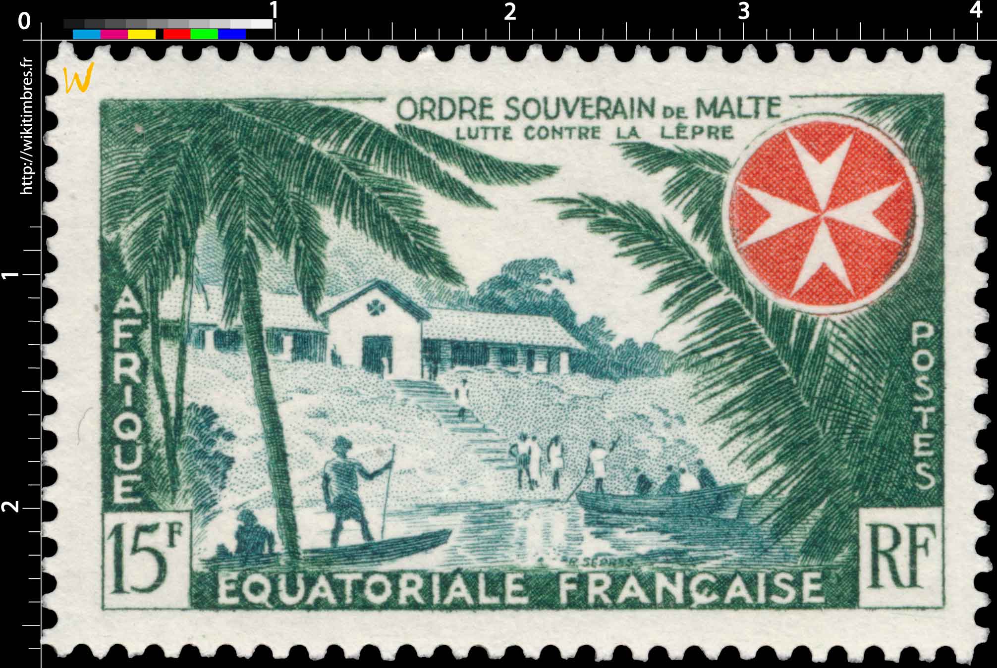 Ordre souverain de Malte lutte contre la lèpre Afrique Équatoriale Française