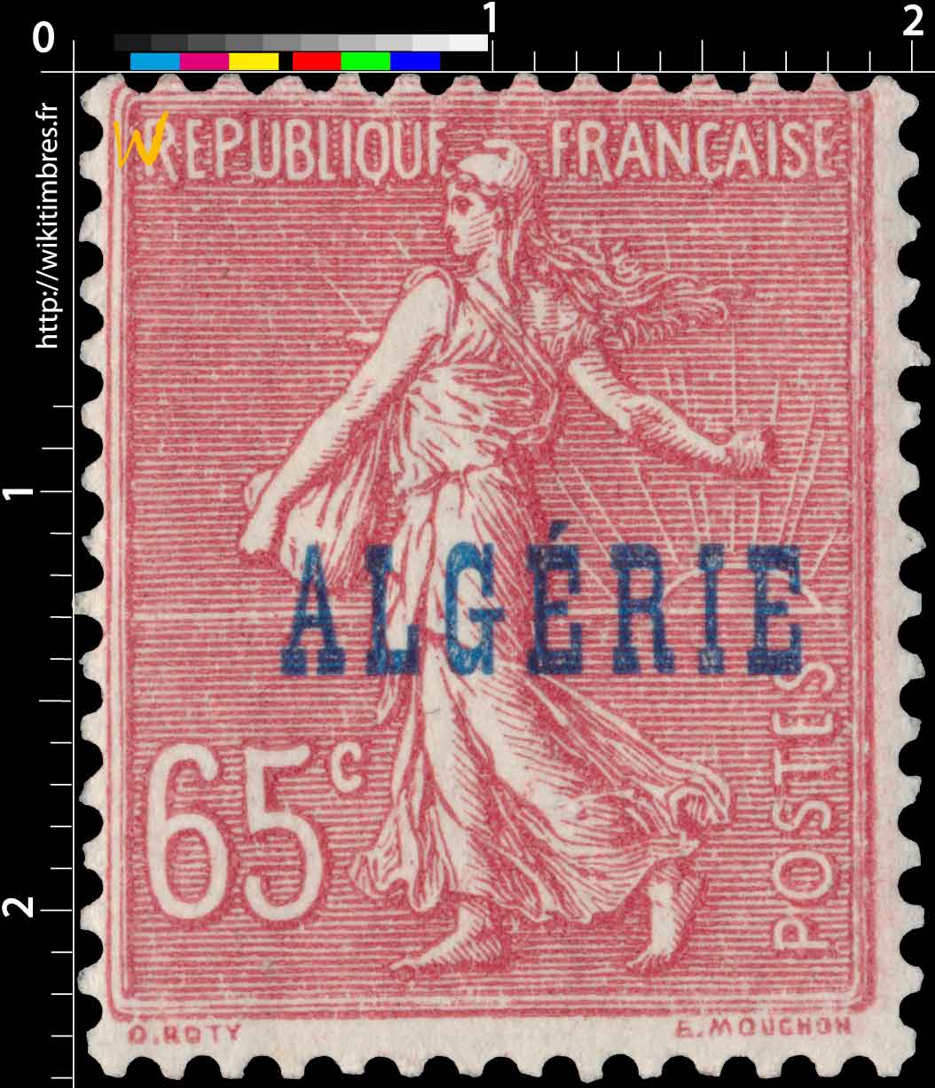 Algérie - Type Semeuse lignée