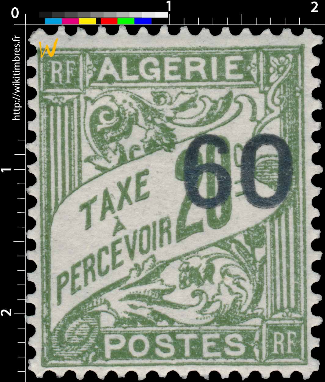 Algérie - Taxe à percevoir