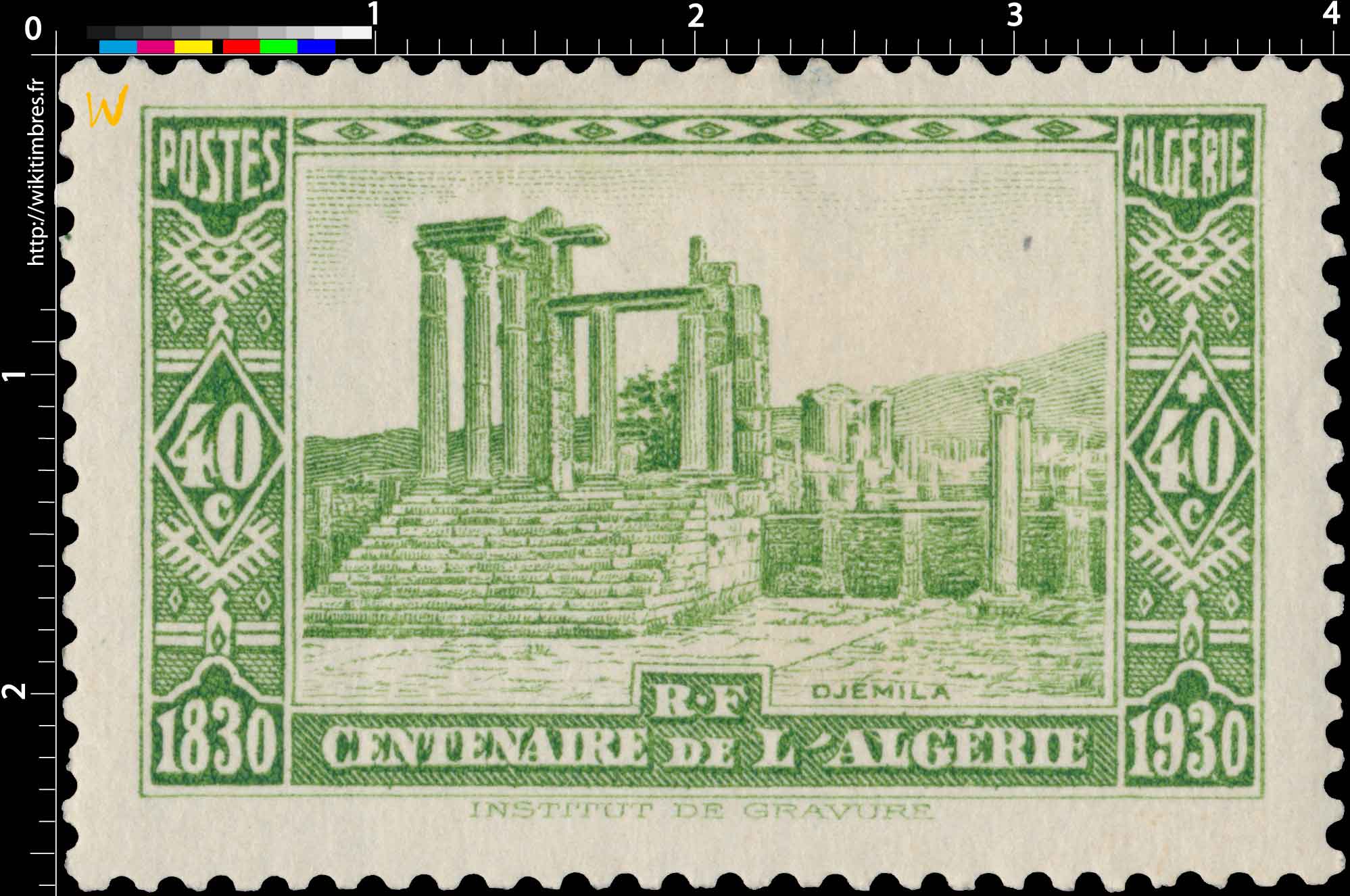 Algérie - Djemila - Centenaire de l'Algérie 1830 - 1930