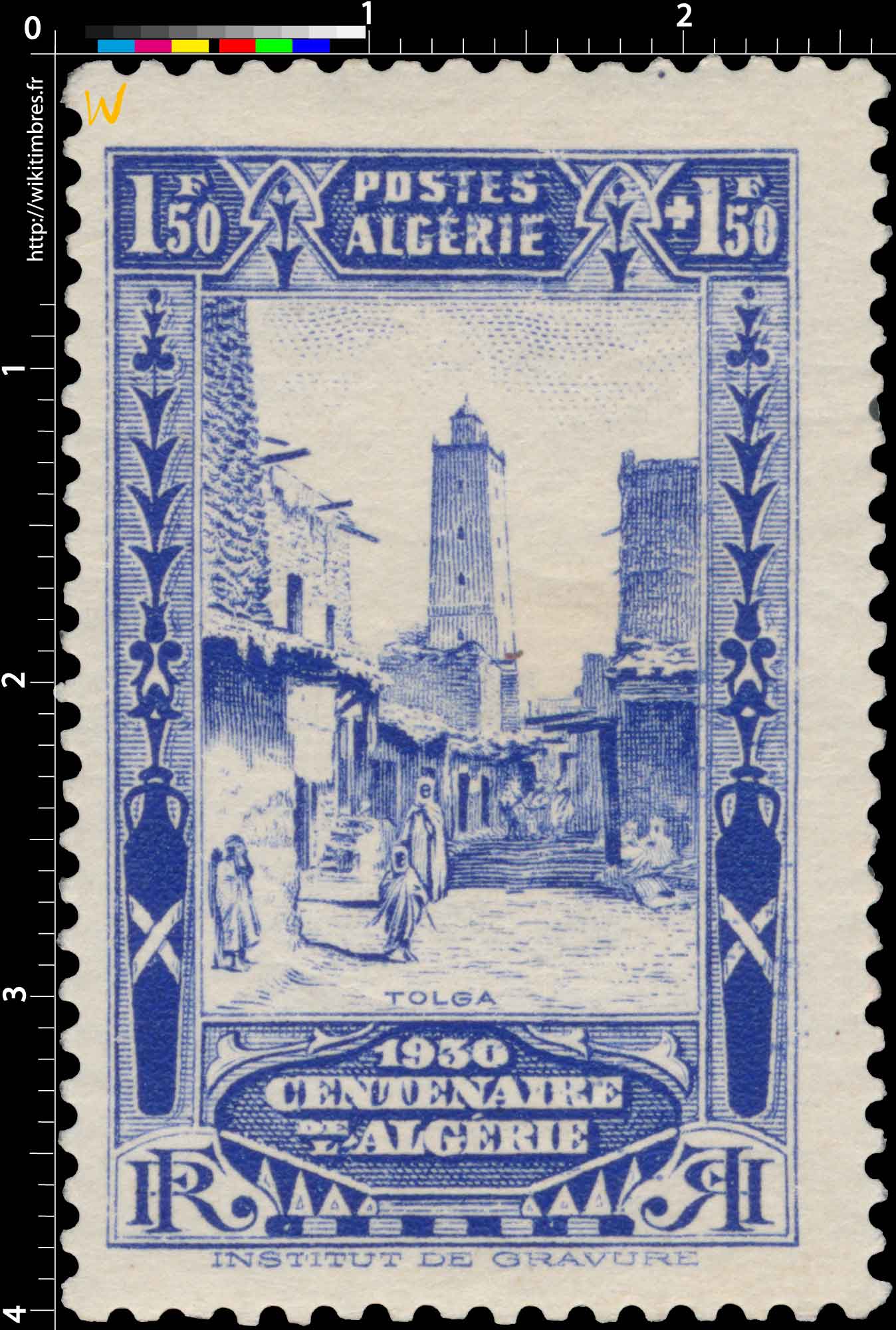 Algérie - Tolga - Centenaire de l'Algérie 1930