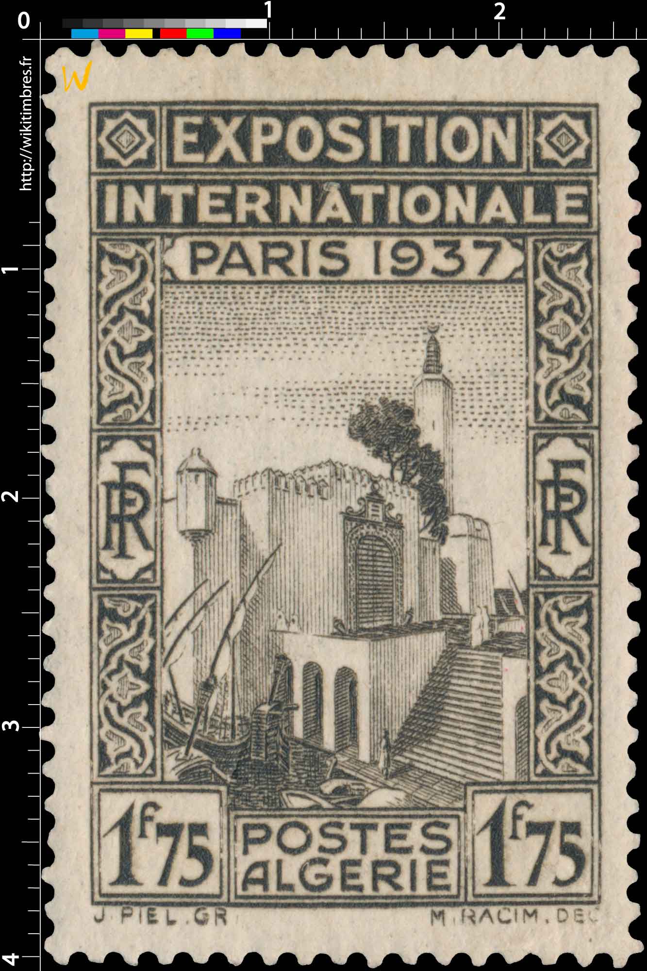 Algérie - Exposition internationale Paris 1937