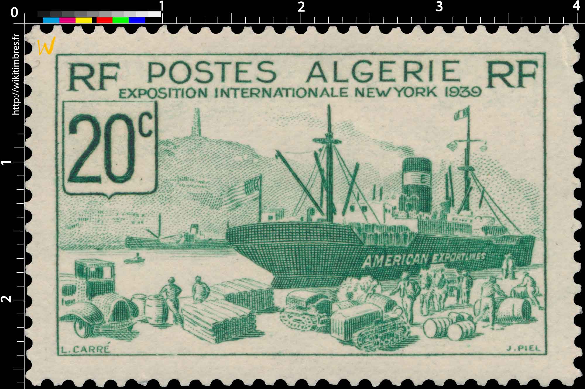Algérie - Exposition internationale New-York 1939