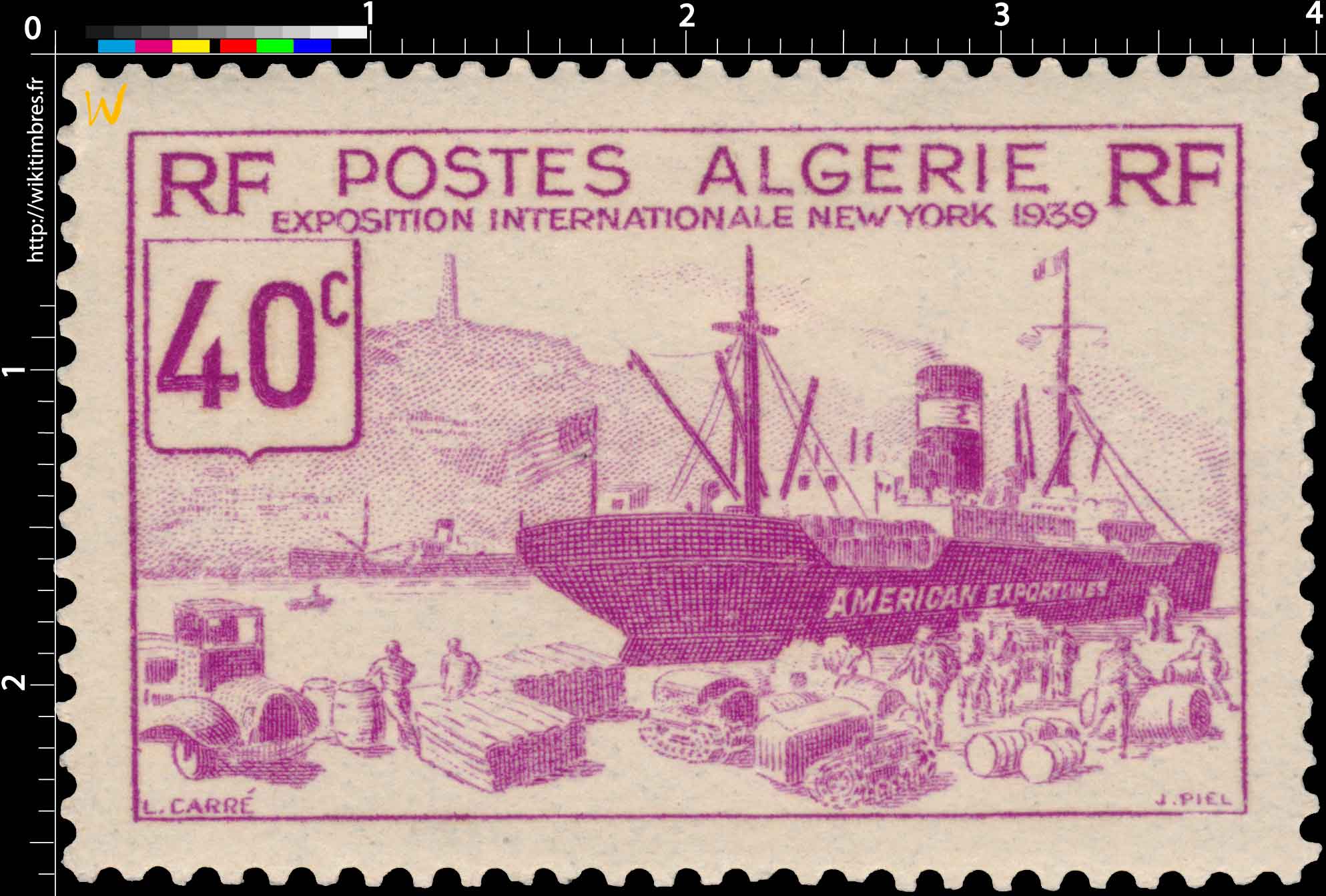 Algérie - Exposition internationale New-York 1939