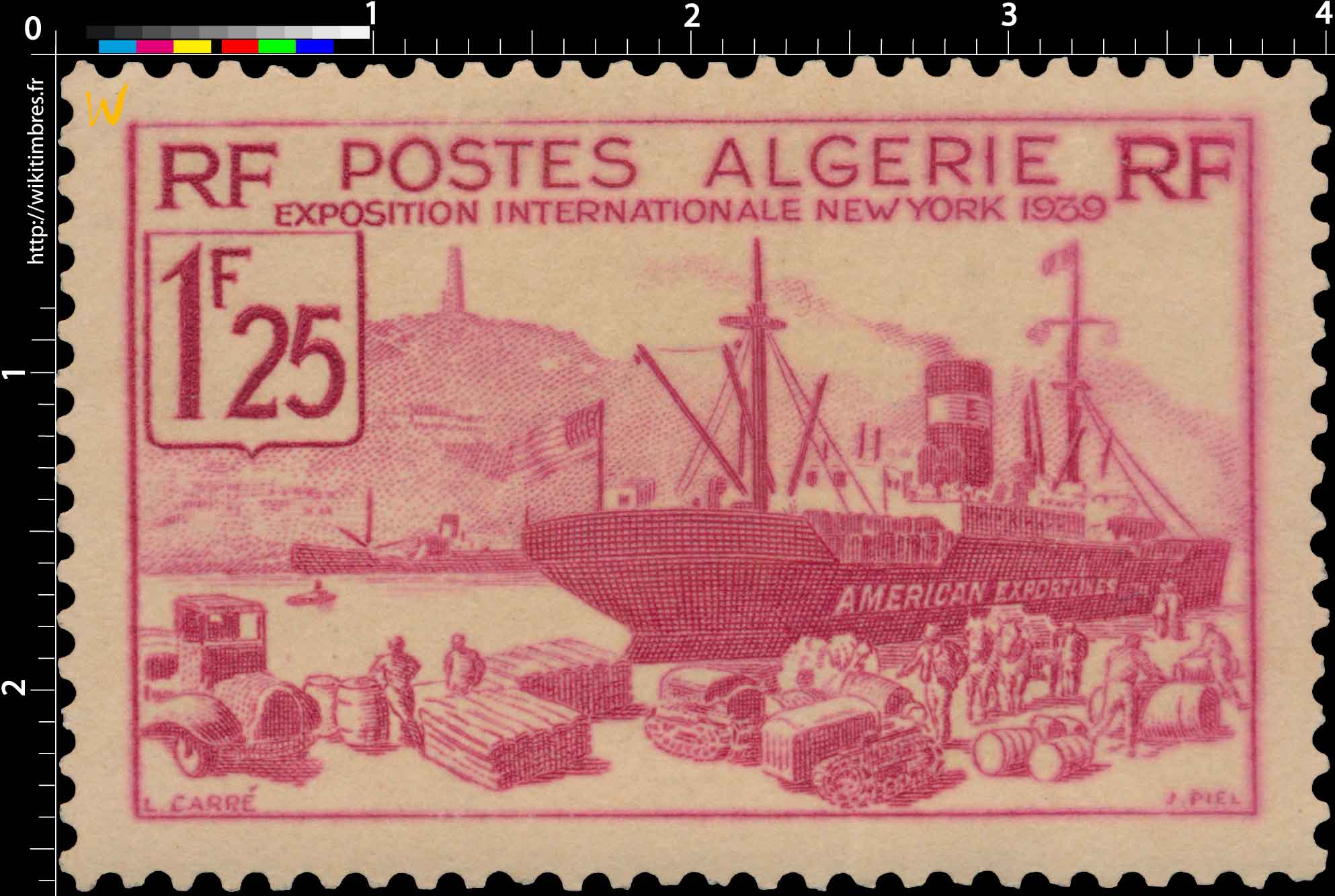 Algérie - Exposition internationale de New-York