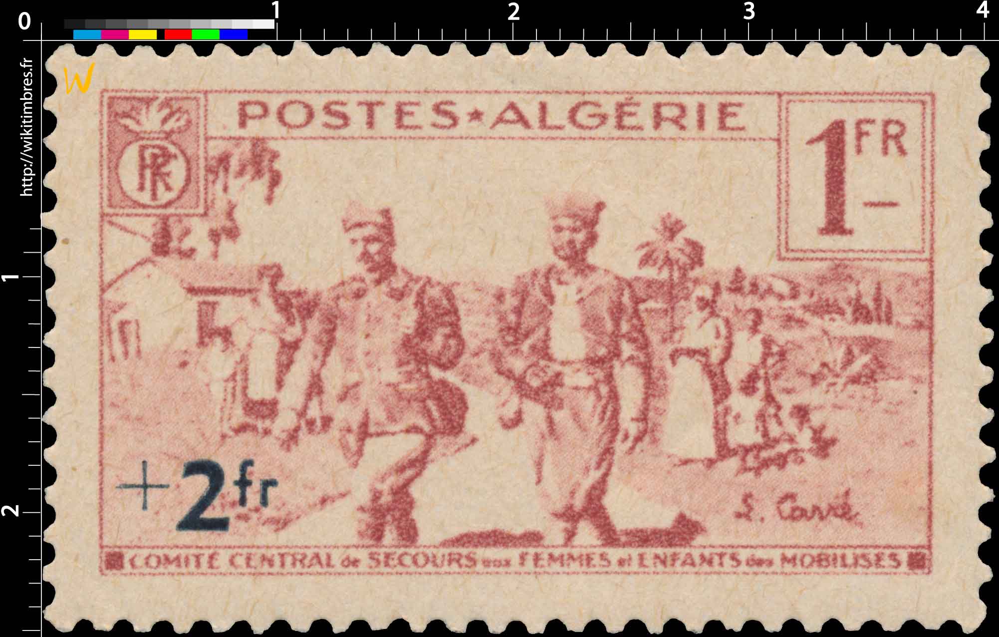 Algérie - Comité central de secours aux femmes et enfants des mobilisés