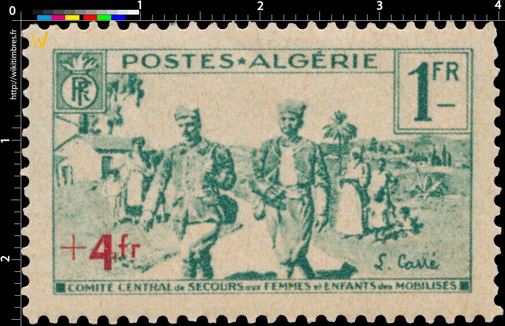 Algérie - Comité central de secours aux femmes et enfants des mobilisés