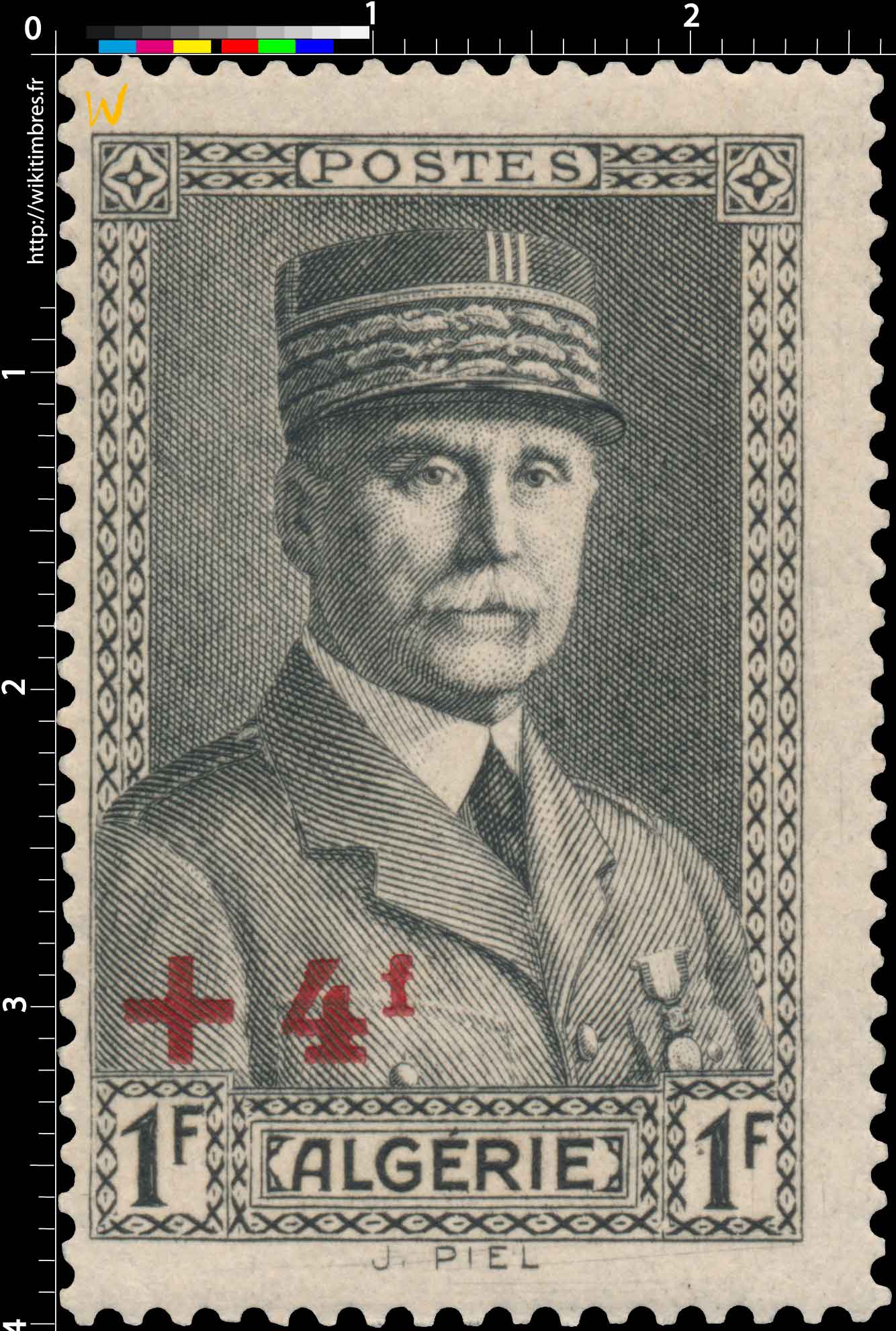 Algérie - Effigie du Maréchal Pétain