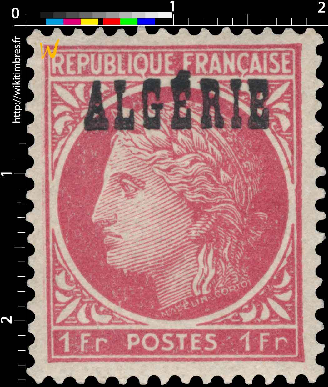 Algérie - Type Cérès de Mazelin