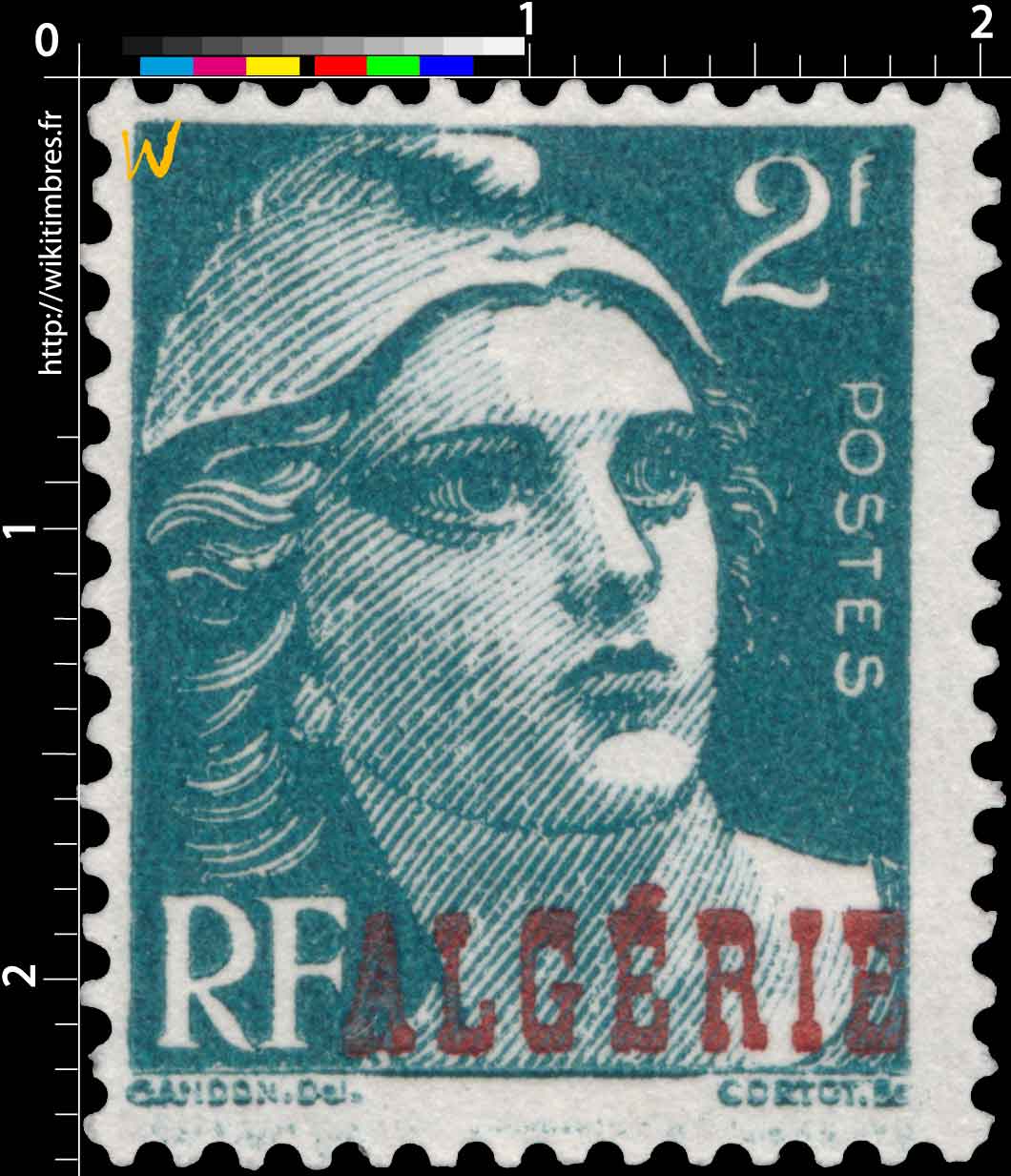 Algérie - Type Marianne, de Gandon