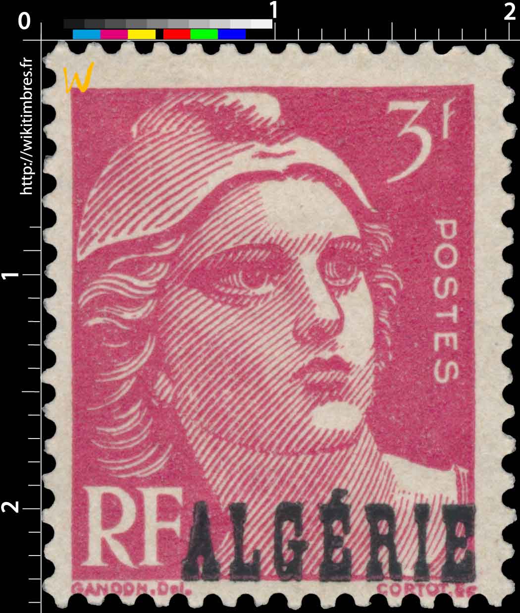 Algérie - Type Marianne, de Gandon