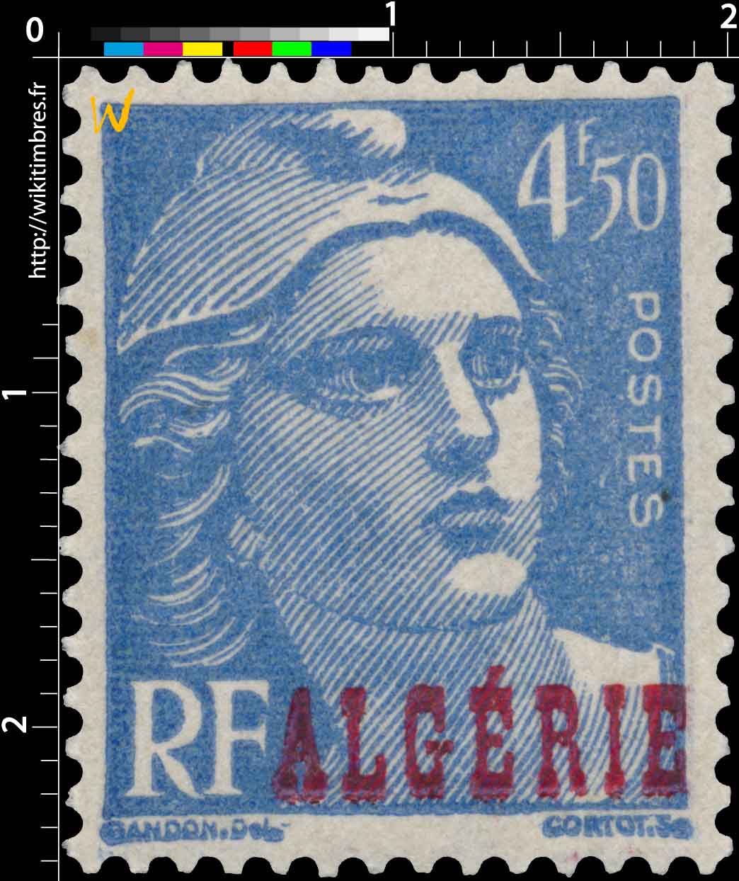 Algérie - Type Marianne de Gandon