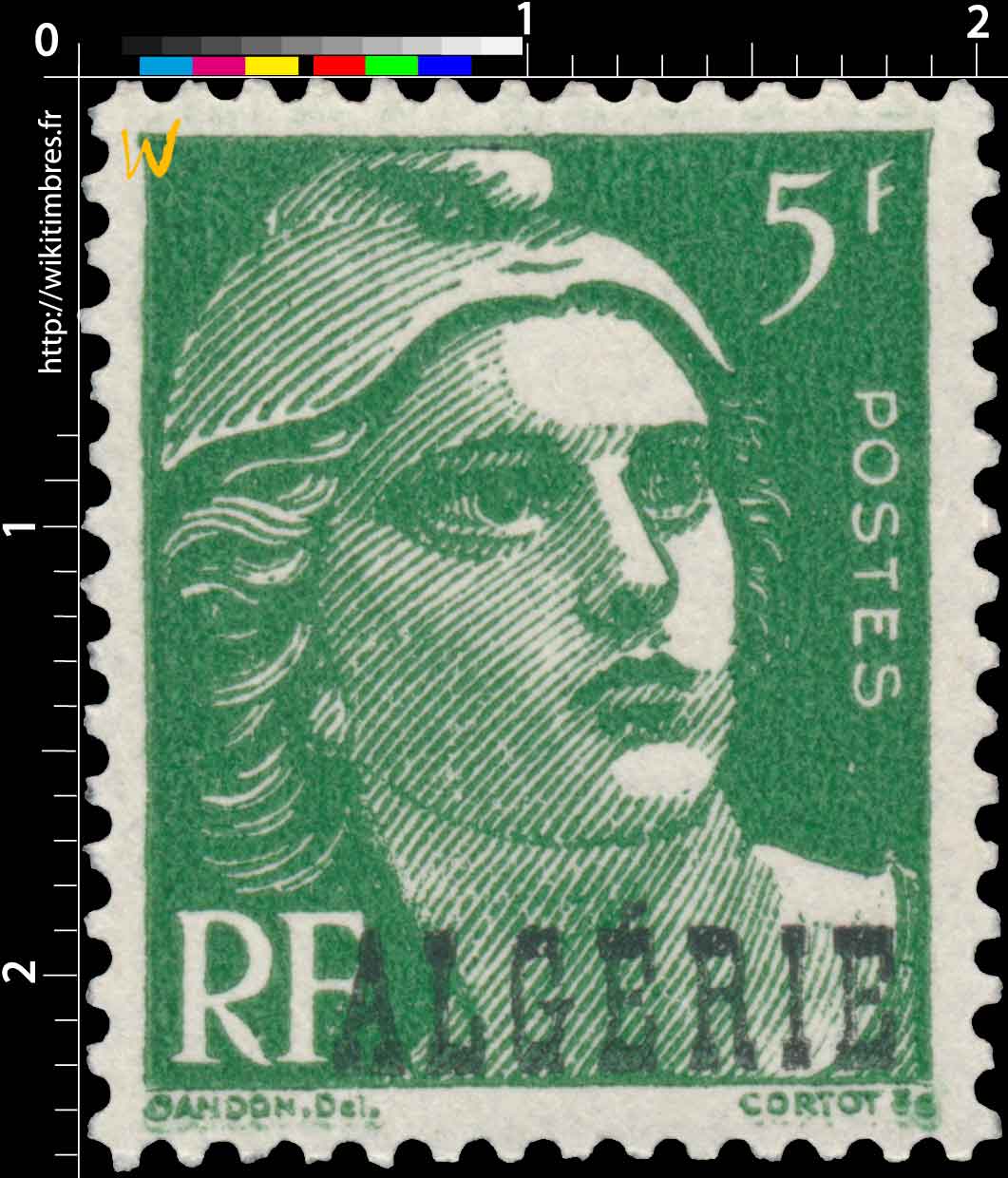 Algérie - Marianne, de Gandon