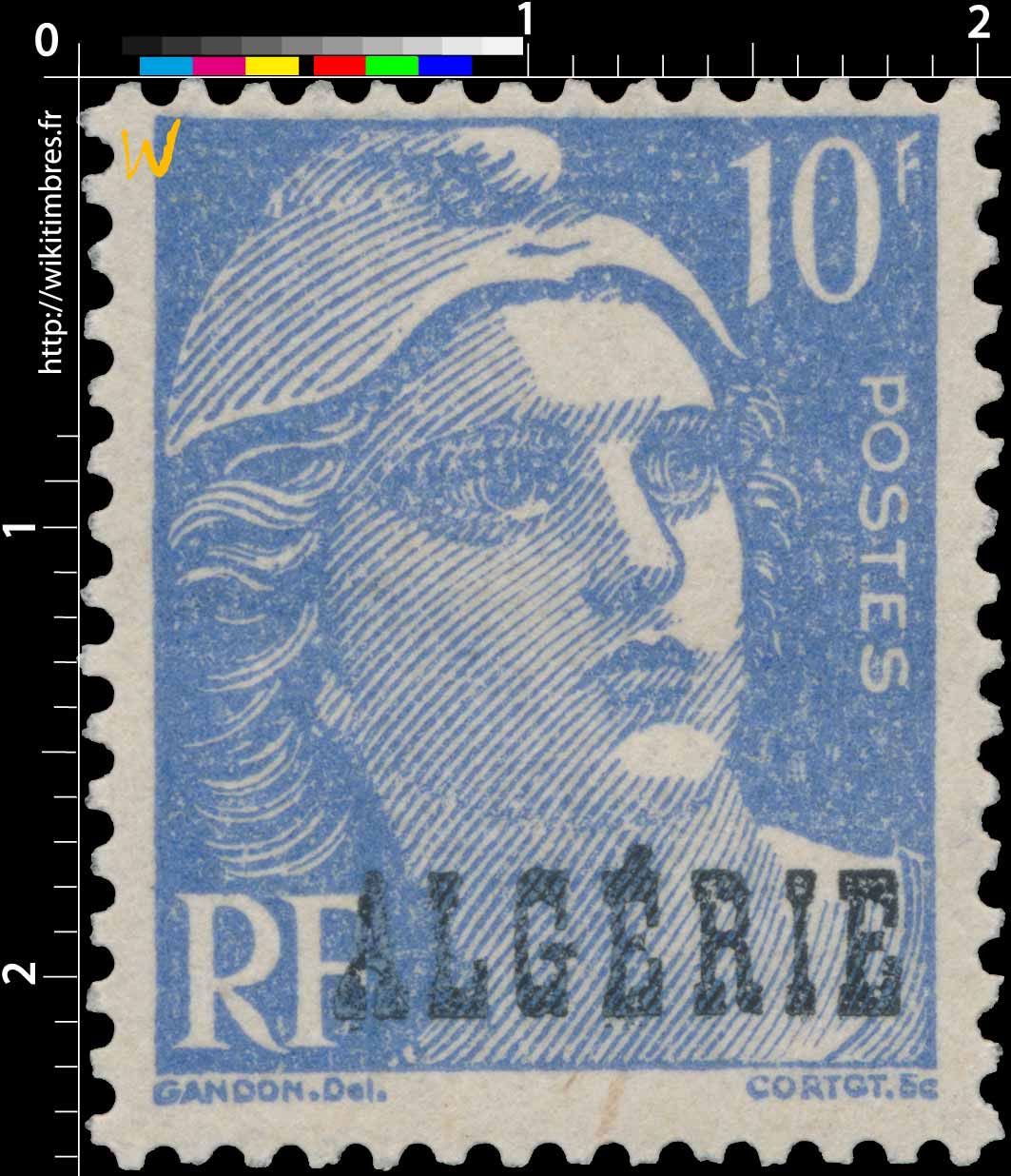 Algérie - Marianne, de Gandon