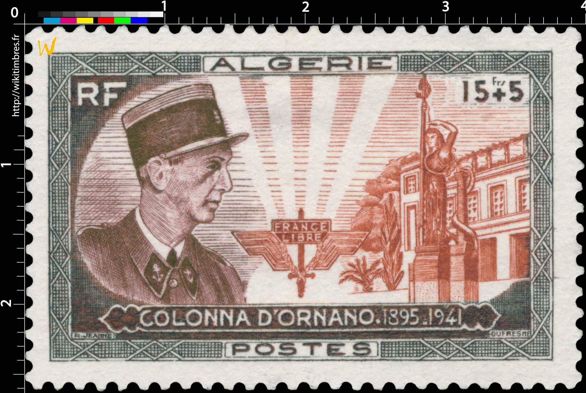 Algérie - Colonel Colonna d'Ornano
