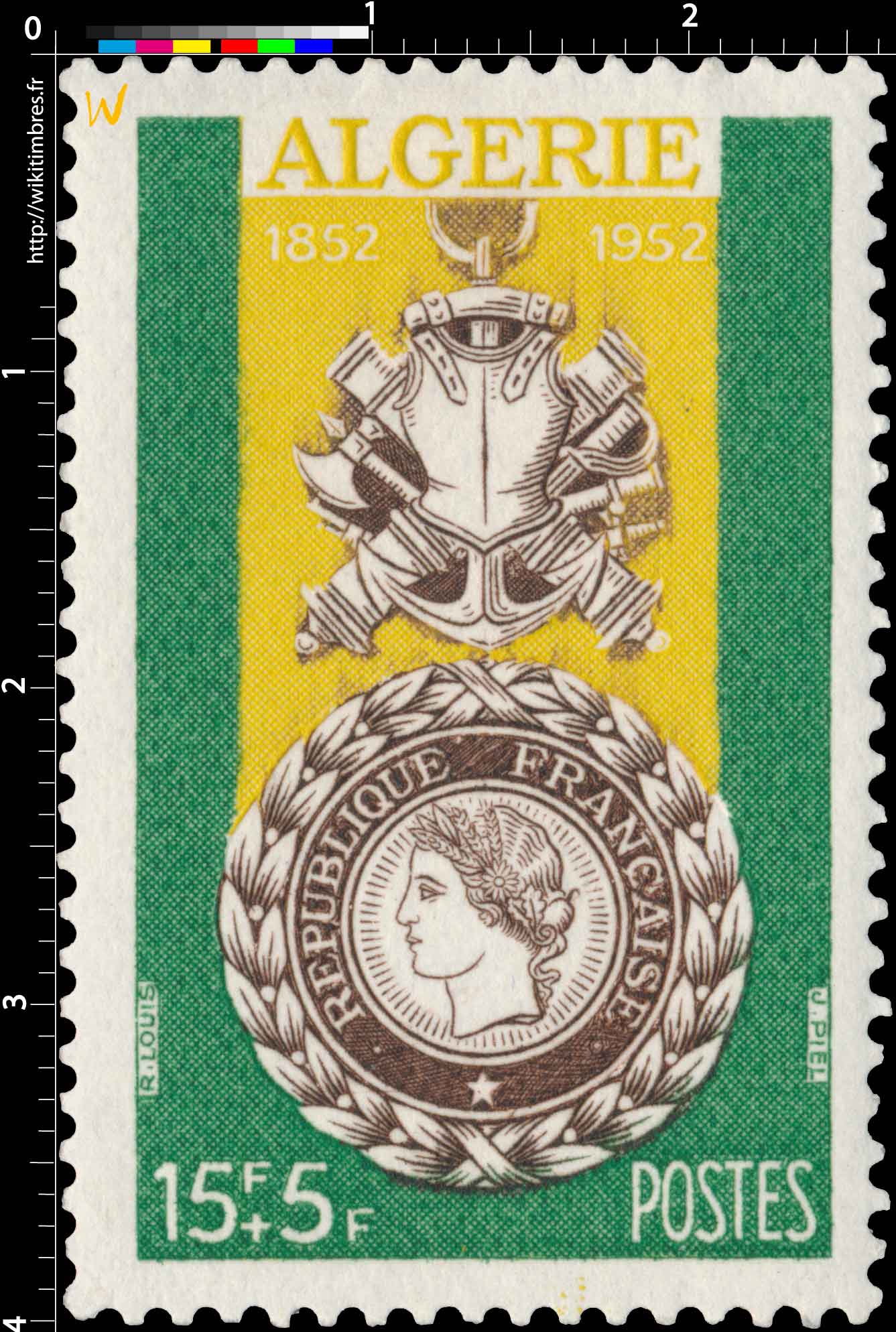 Algérie - Centenaire de la Médaille militaire