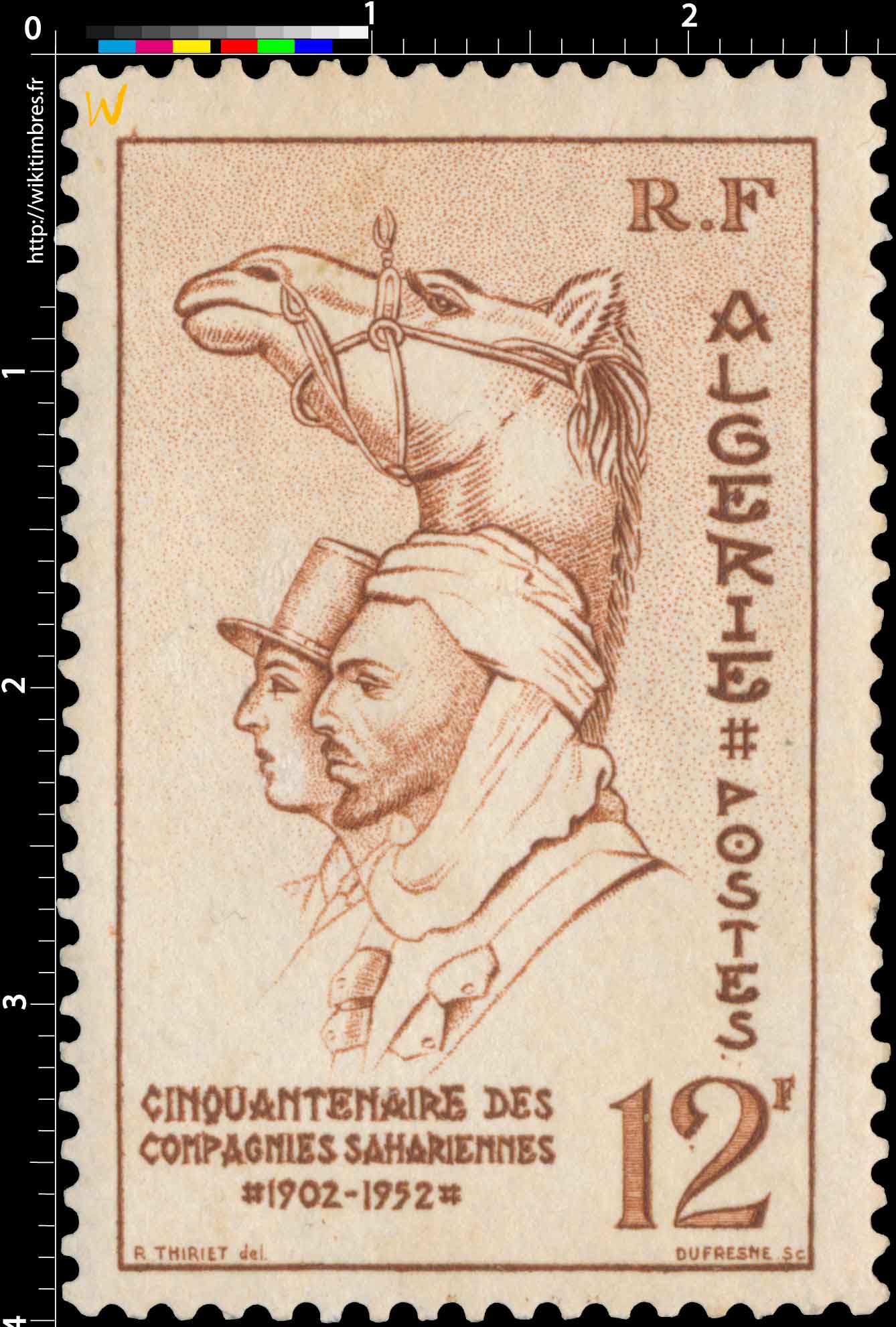 Algérie - Cinquantenaire des Compagnies sahariennes 1902 - 1952