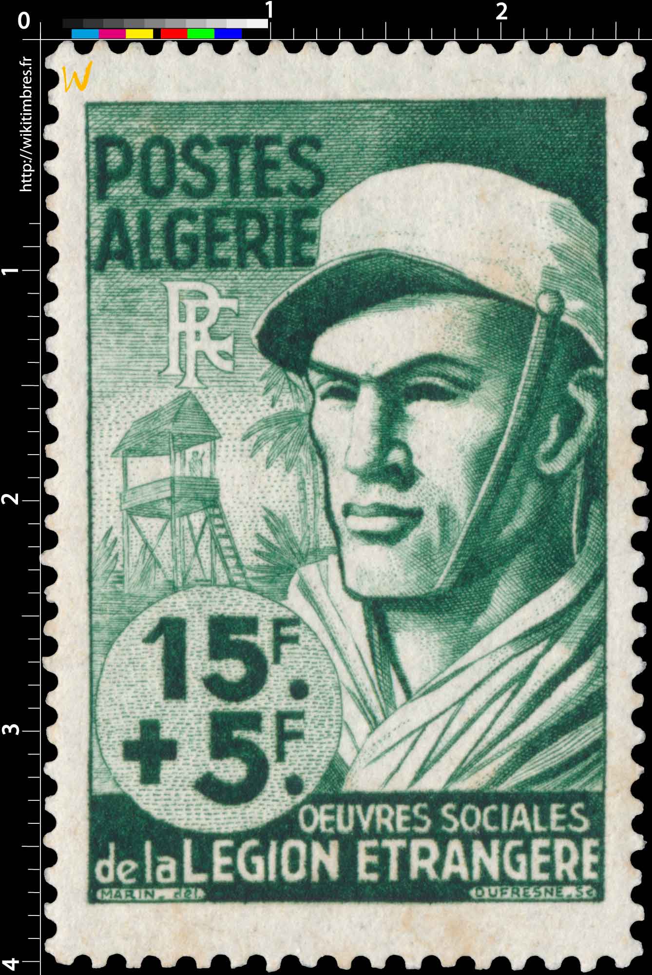 Algérie - Au profit des oeuvres de la Légion étrangère