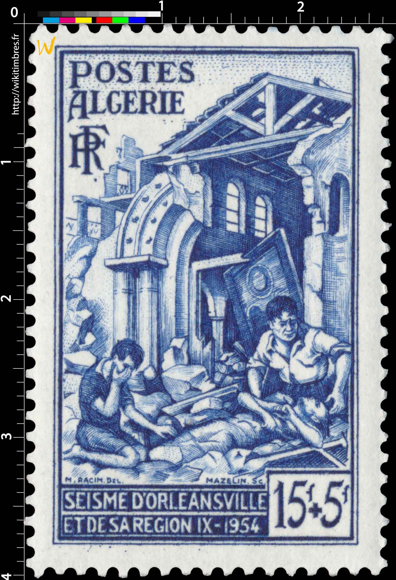 Algérie - Séisme d'Orléansville et de sa région