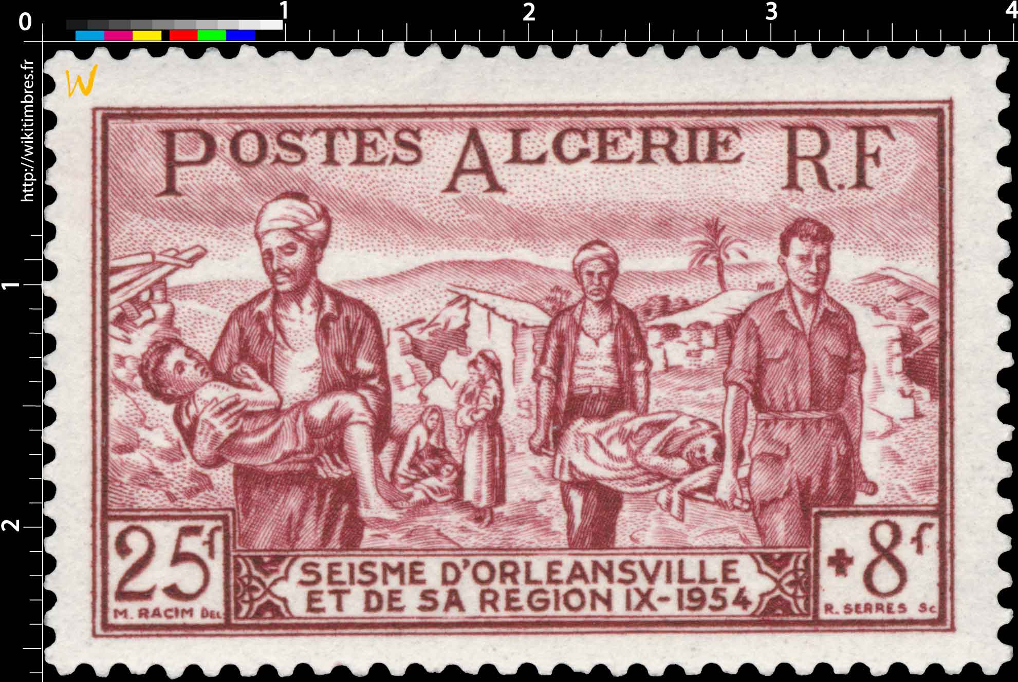 Algérie - Séisme d'Orléansville et de sa région 1954