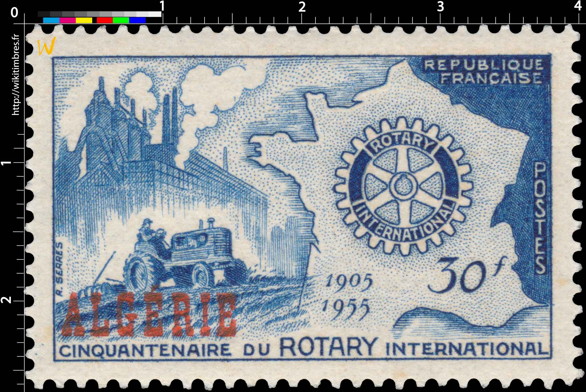Algérie - Cinquantenaire du Rotary international 1905 1955