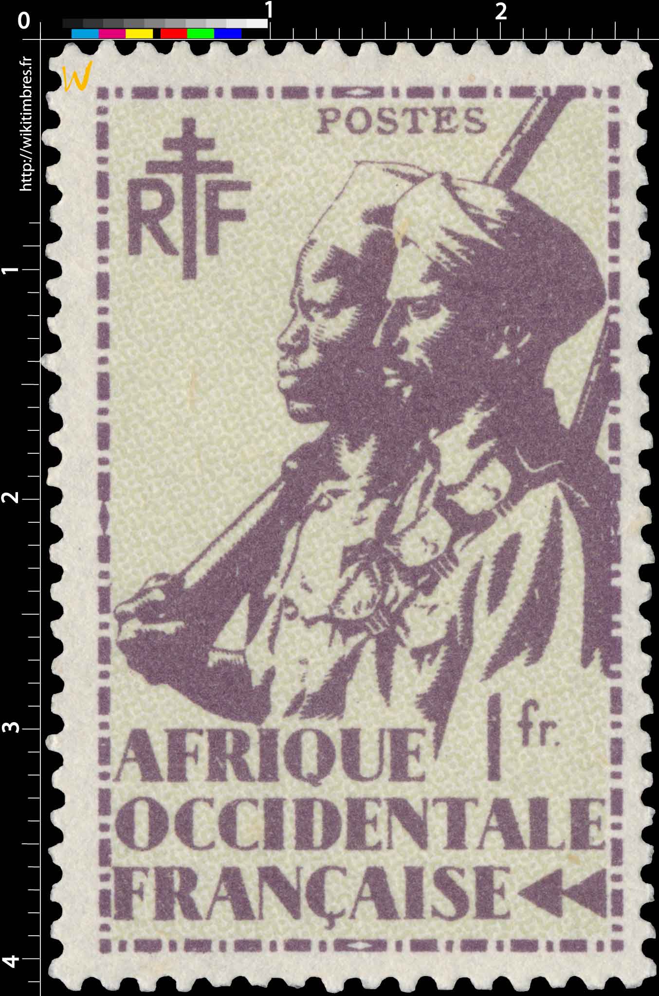  Afrique Occidentale Française - type tirailleur Sénégalais et cavalier Maure