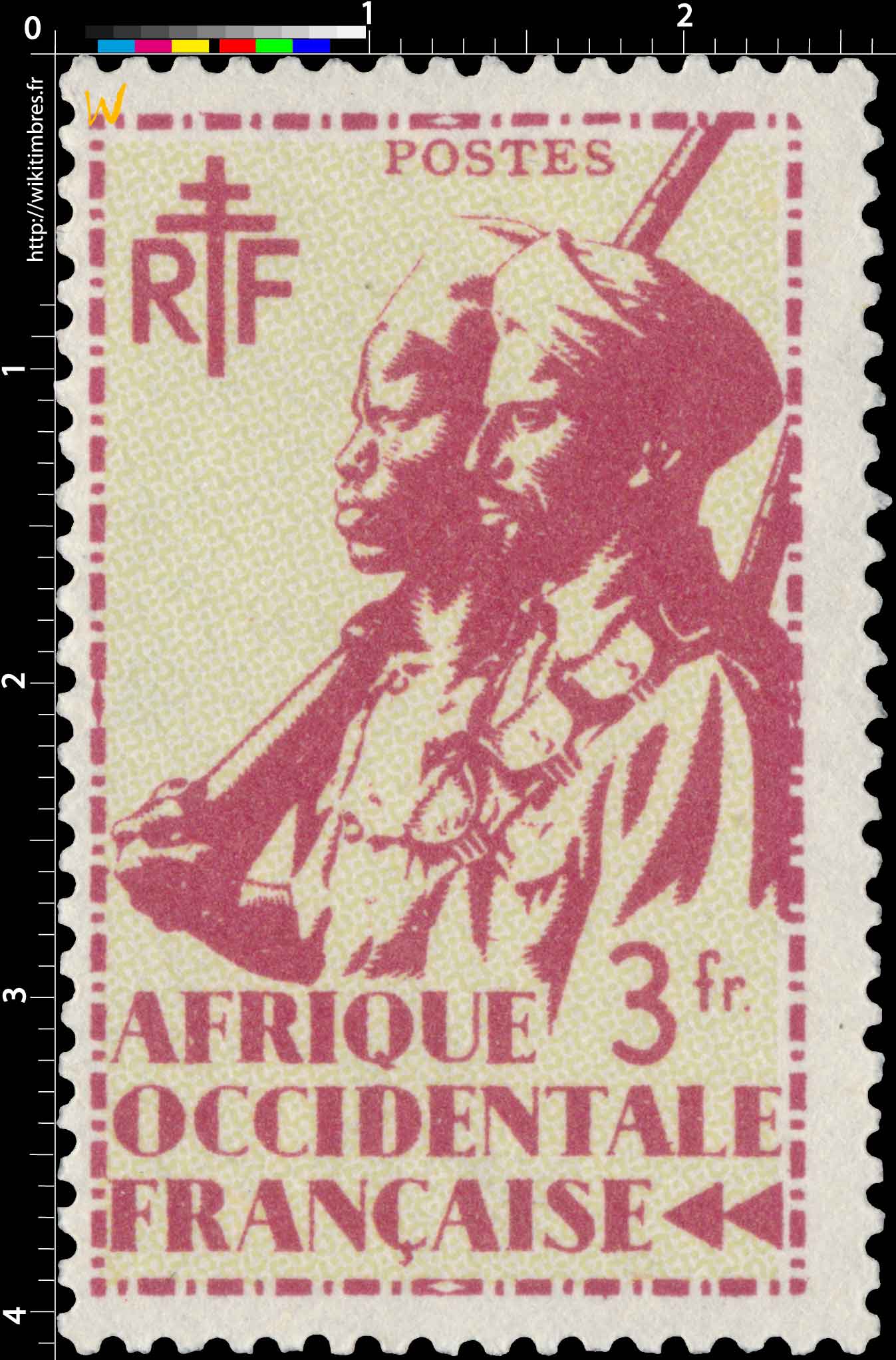 Afrique Occidentale Française - type tirailleur Sénégalais et cavalier Maure
