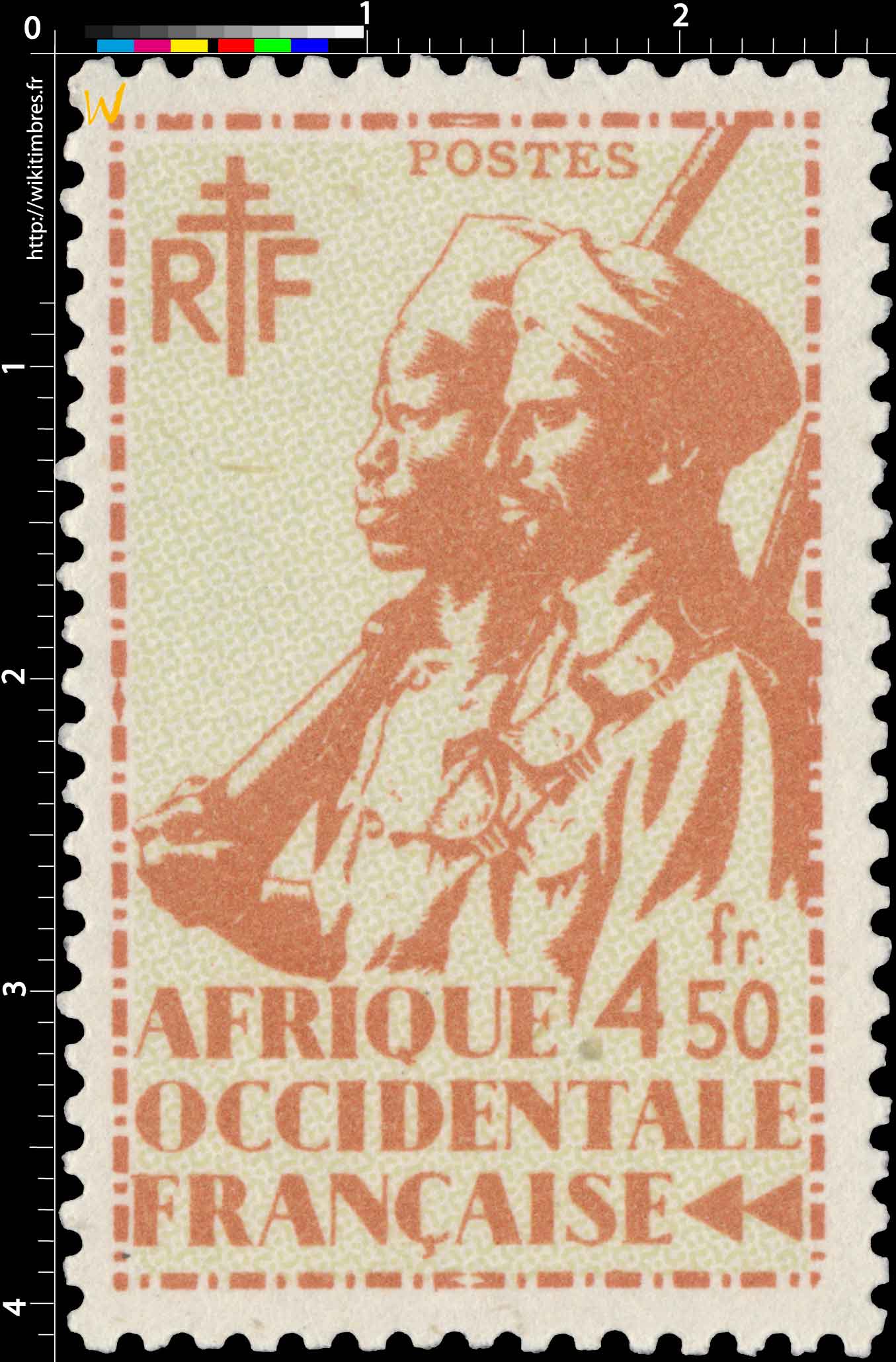 Afrique Occidentale Française - type tirailleur Sénégalais et cavalier Maure