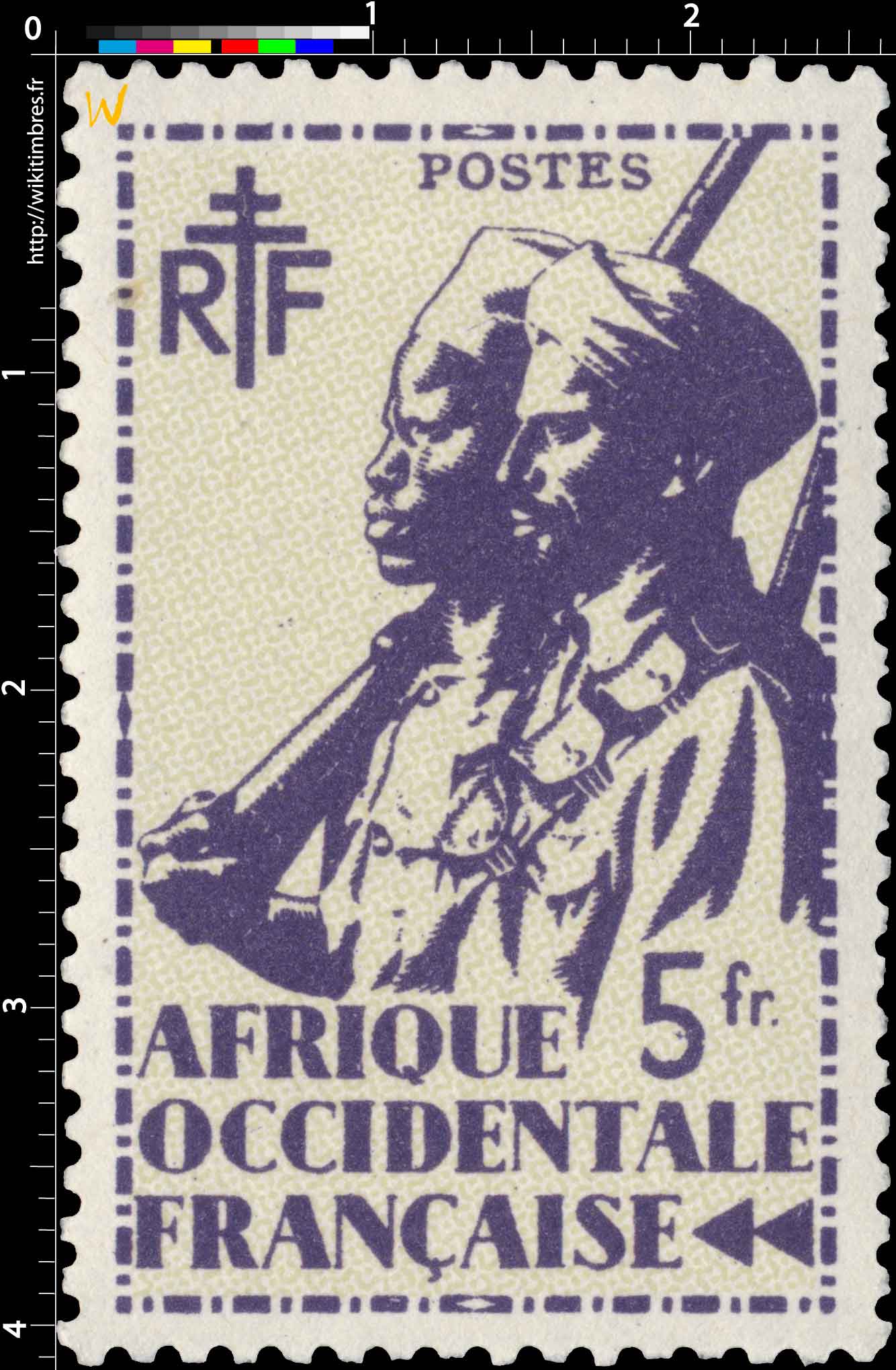 Afrique Occidentale Française - type tirailleur Sénégalais et cavalier Maure