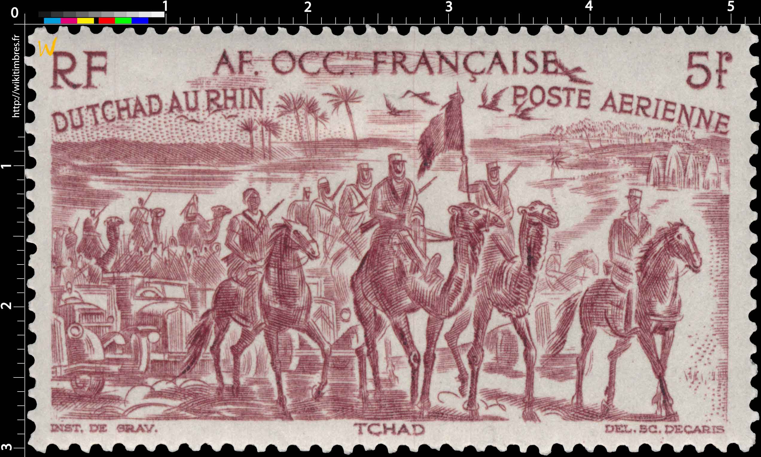 Afrique Occidentale Française - type du Tchad au Rhin