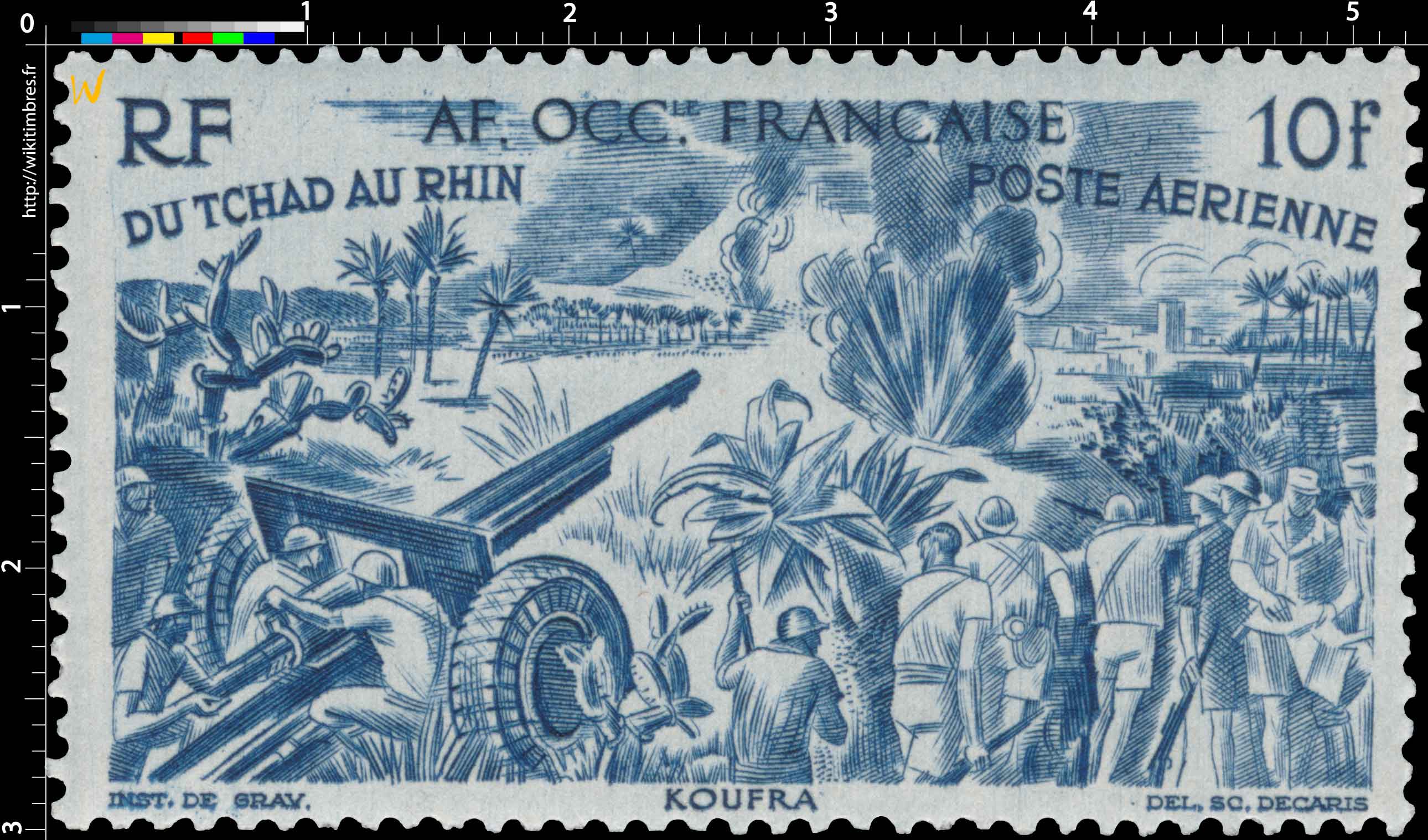 Afrique Occidentale Française - type du Tchad au Rhin