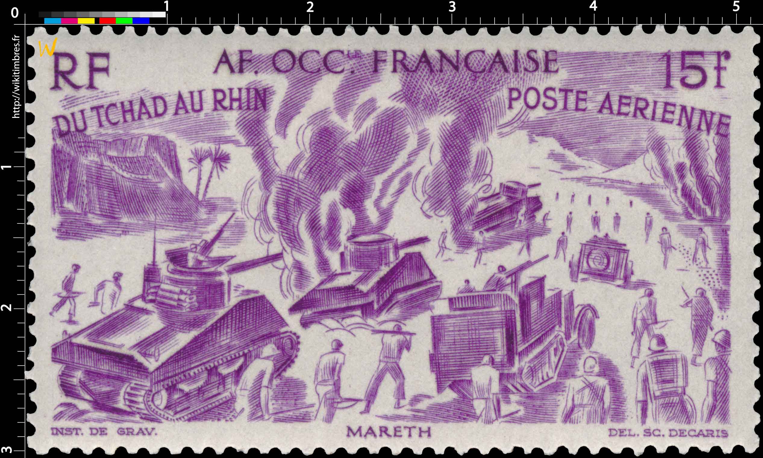 Afrique Occidentale Française - type du Tchad au Rhin